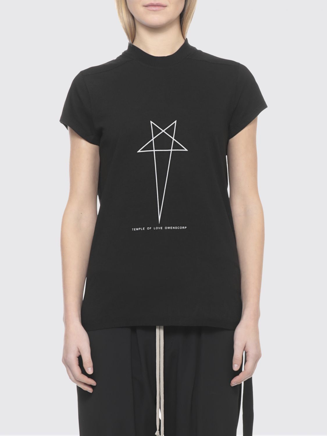 Rick Owens Drkshdw Rick Owens Drkshdw T-Shirt Woman Black Size S / US 4 / IT 40 - 1 Thumbnail