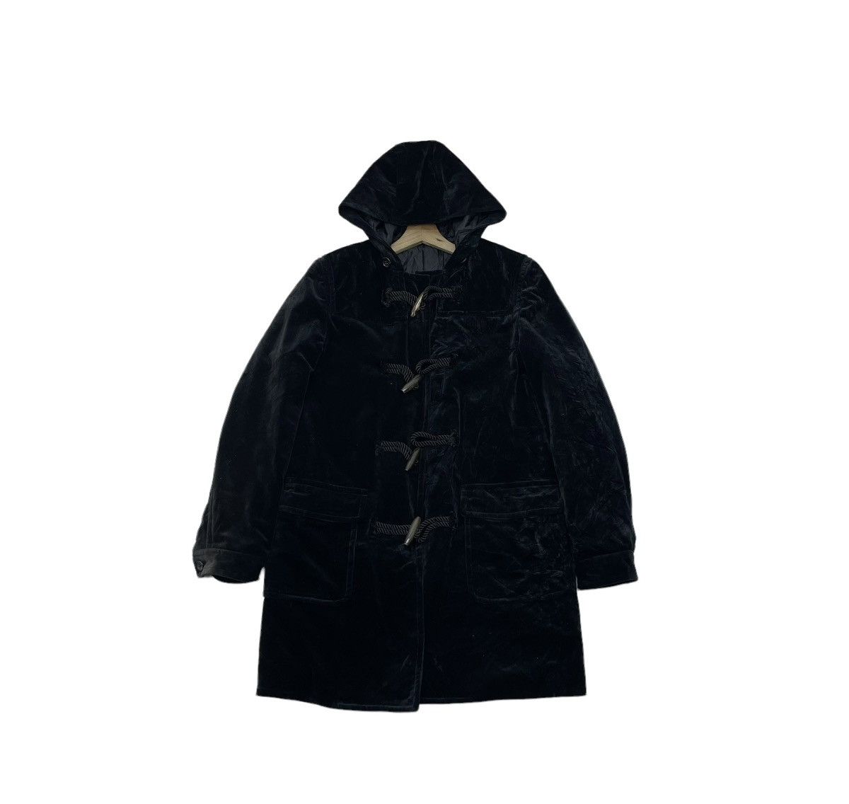 Comme des Garcons 🔥Vintage Comme Des Garçons Homme Velvet Duffle Jacket Size US S / EU 44-46 / 1 - 2 Thumbnail