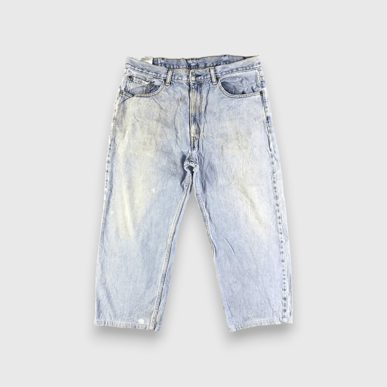 Levi's Vintage Blue Wash Levis 550 Jeans-J3299 Size US 37 - 1 Thumbnail