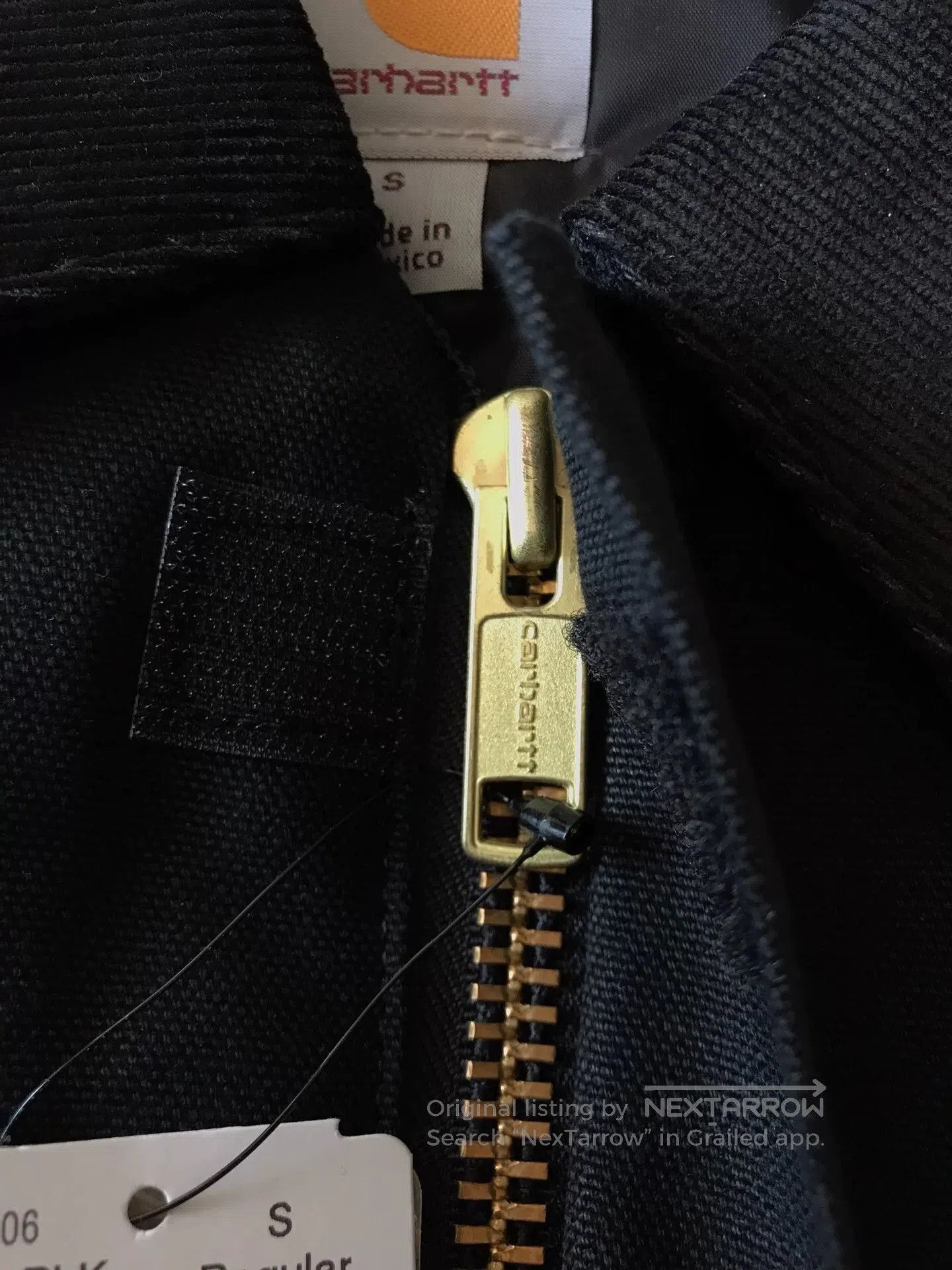 Carhartt Carhartt J002 Black Canvas Work Jacket. Size US S / EU 44-46 / 1 - 5 Thumbnail