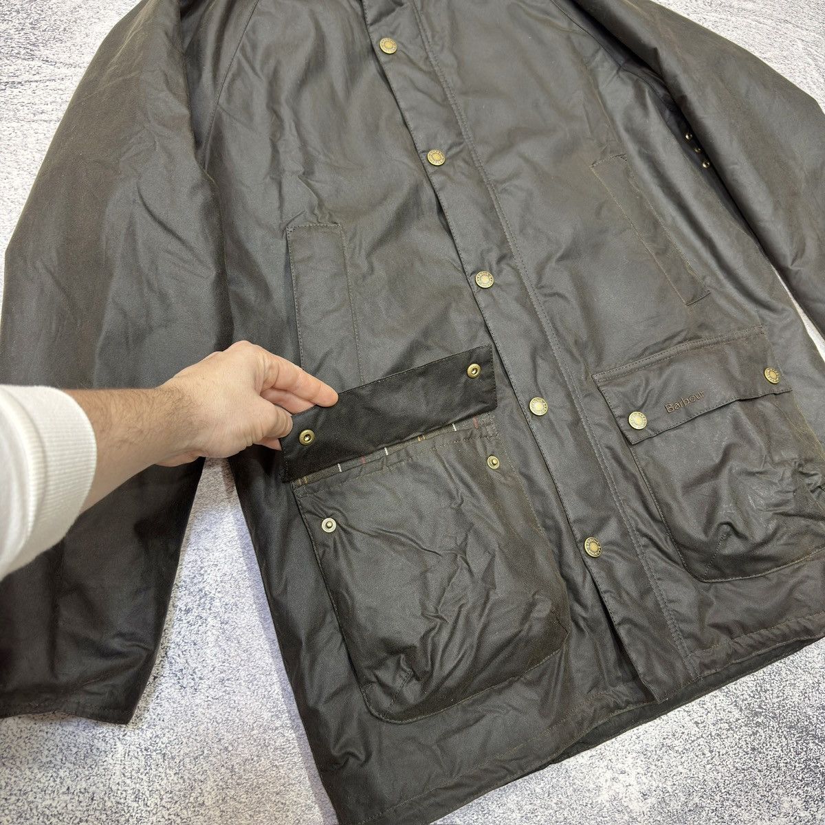 Barbour Barbour Bedale Wax Parka Jacket L size Size US L / EU 52-54 / 3 - 4 Thumbnail