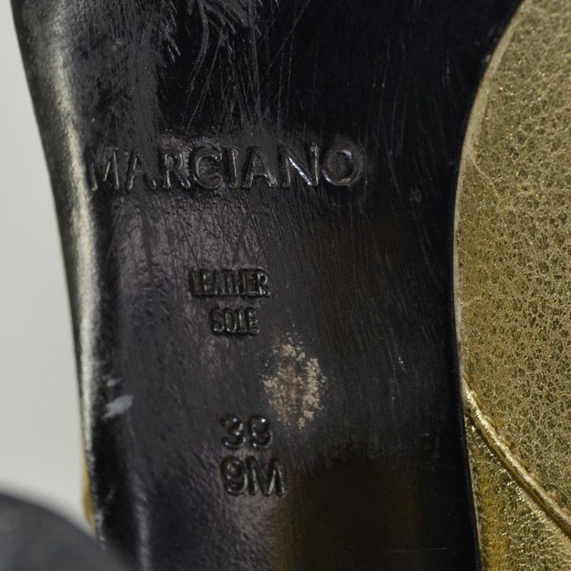 Other Marciano Pmeilana Womens Size 9 Gold Metallic Chelsea Boots Size US 9 / IT 39 - 9 Thumbnail