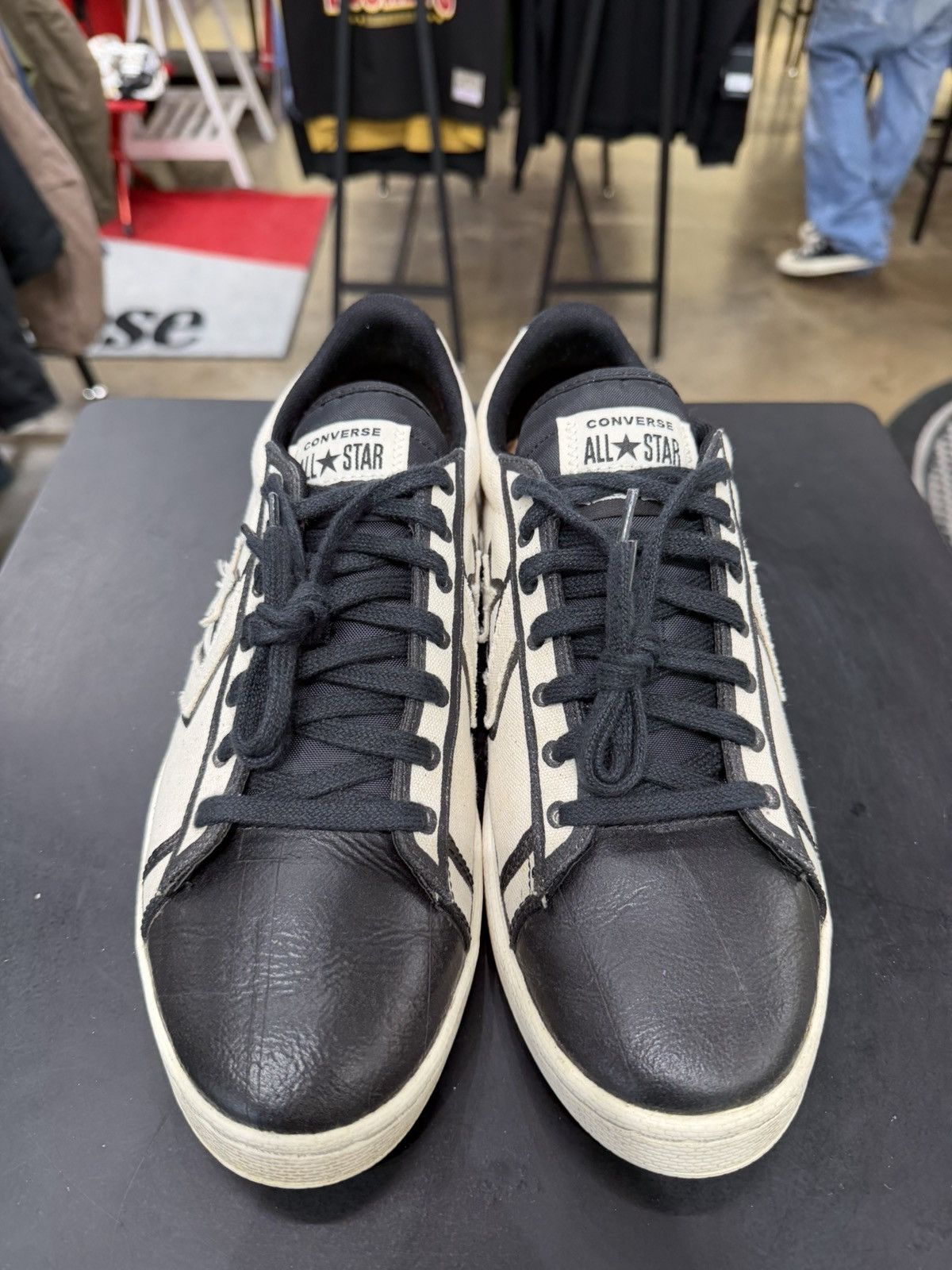 Converse Converse Pro Leather Joshua Vides Natural Ivory Size 9(2022) Size US 9 / EU 42 - 2 Thumbnail