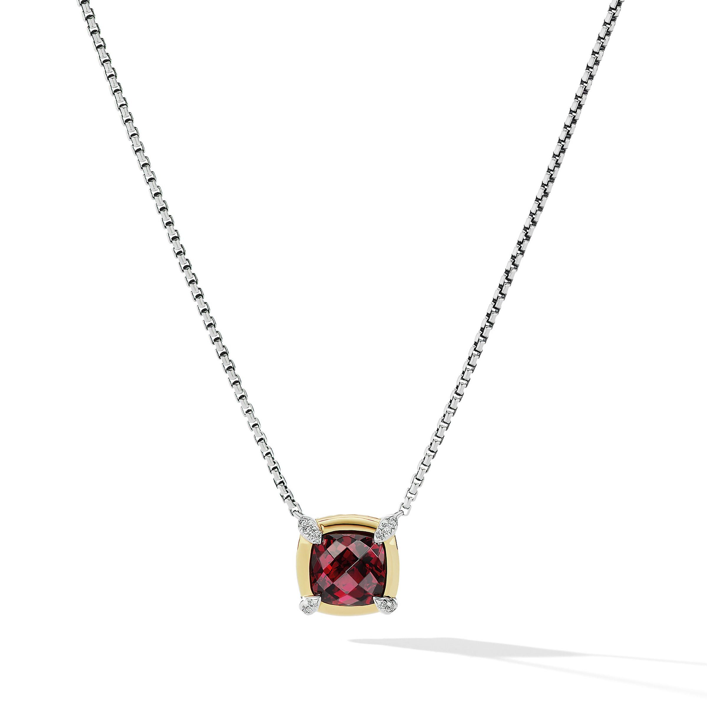 David Yurman o1w1db10525 N17114D Necklace in Silver with 18K Yellow Gold Size ONE SIZE - 1 Thumbnail
