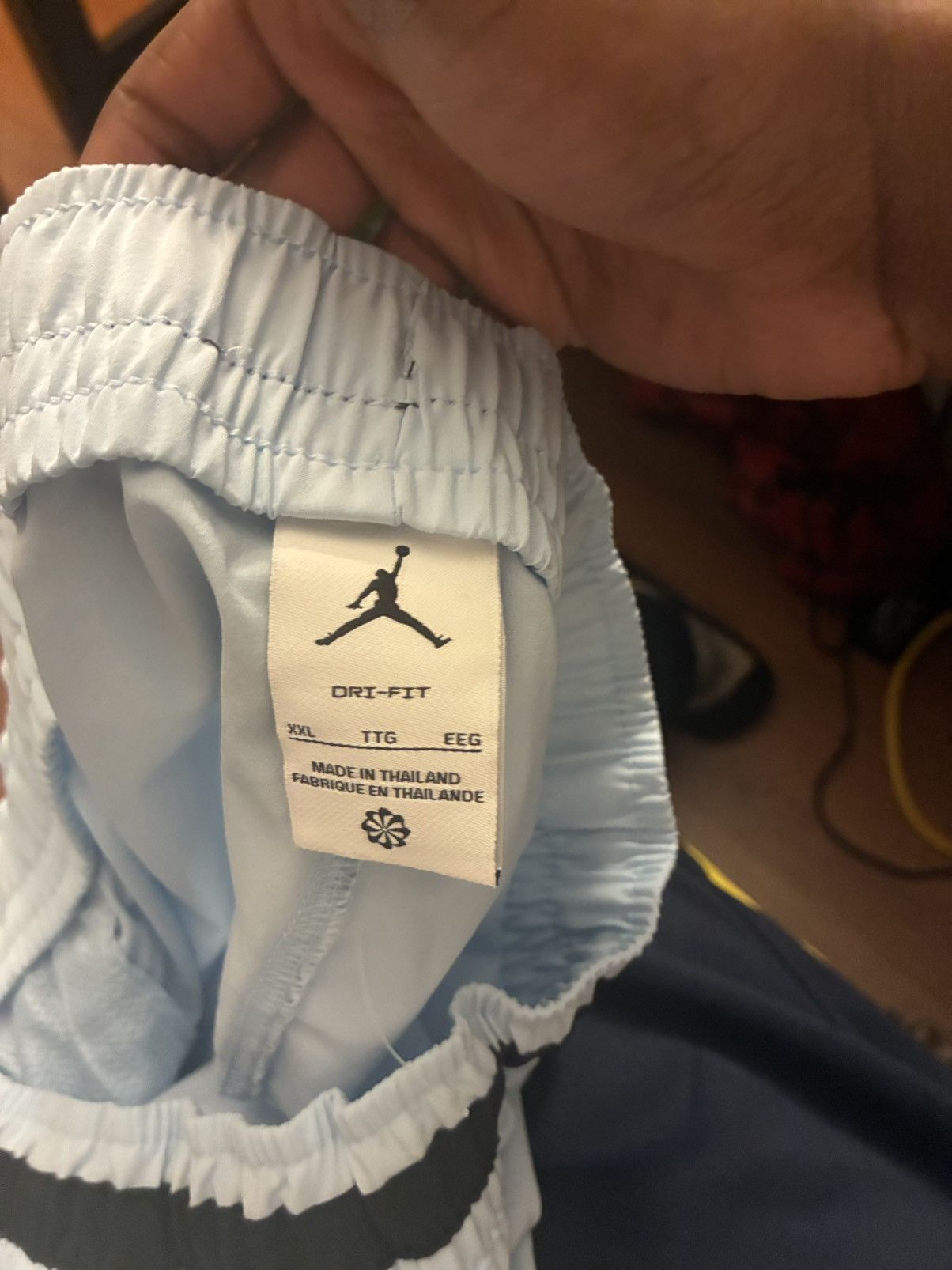 Jordan Brand Jordan Light Blue Basketball Shorts Size XXL #basketball Size US 40 / EU 56 - 3 Thumbnail