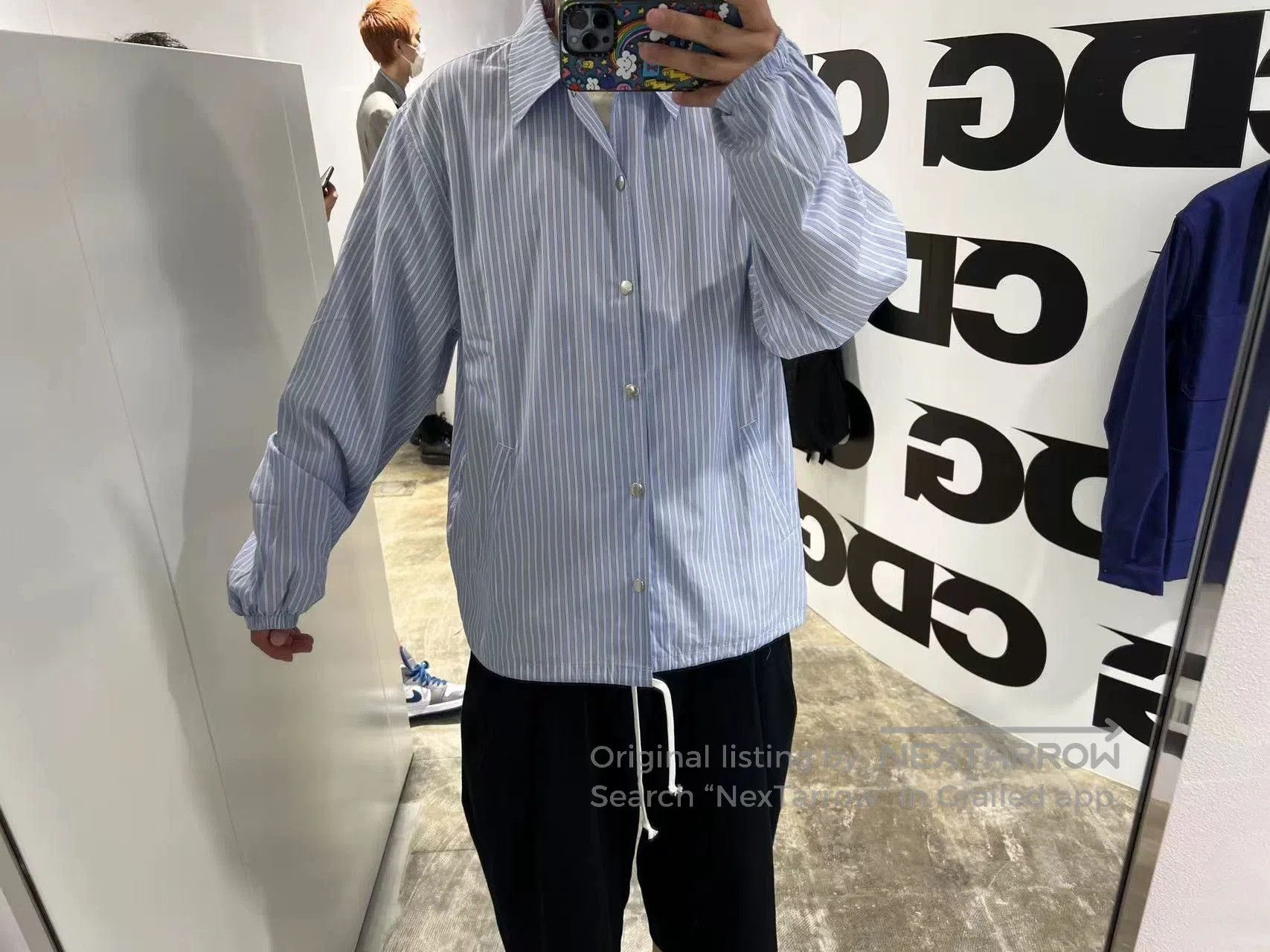Comme des Garcons CDG Striped Long Sleeve Shirt. Size US XL / EU 56 / 4 - 6 Thumbnail