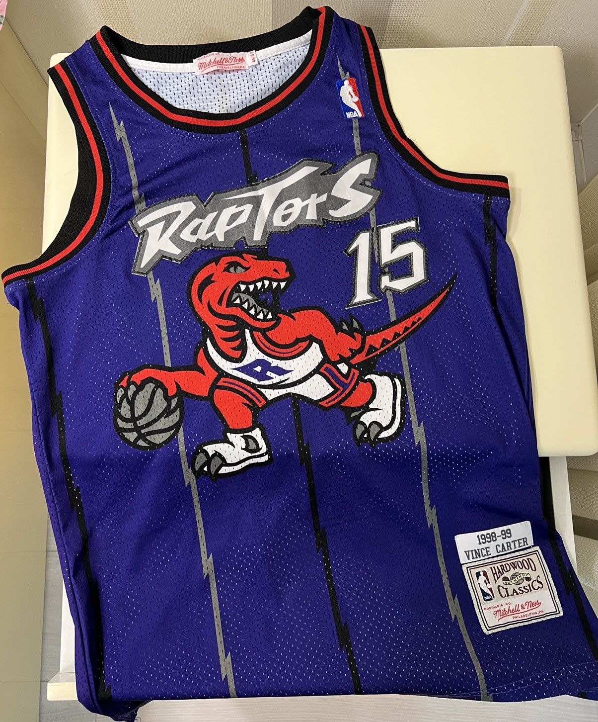 Mitchell & Ness × NBA T-shirt Toronto raptors Vince Carter Mitchell&Ness Size US S / EU 44-46 / 1 - 1 Thumbnail
