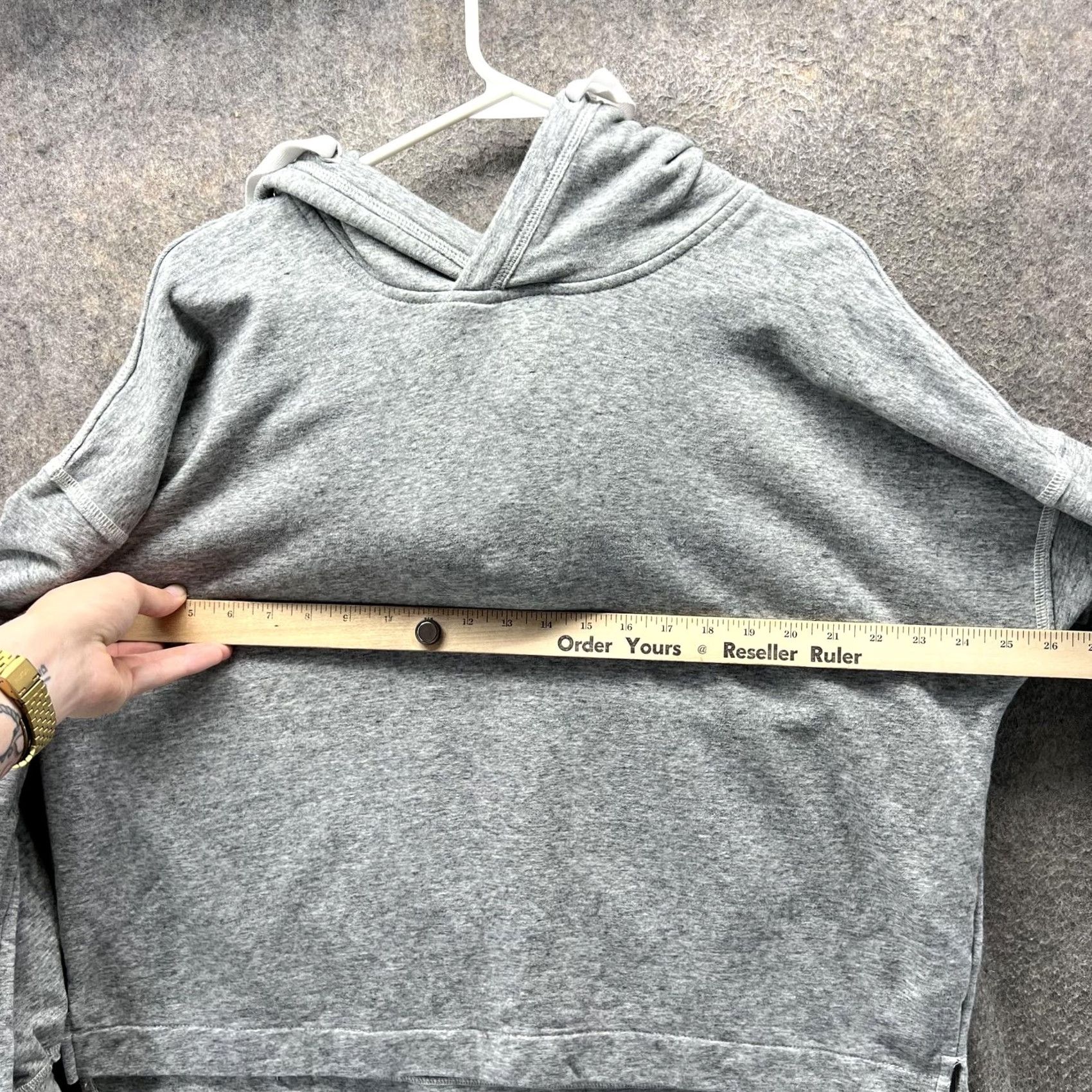 Abercrombie & Fitch VINTAGE Abercrombie & Fitch Hoodie Sweatshirt Mens XL Gray Pullover Hooded Drawstring Sweatshirt Size US XL / EU 56 / 4 - 5 Thumbnail