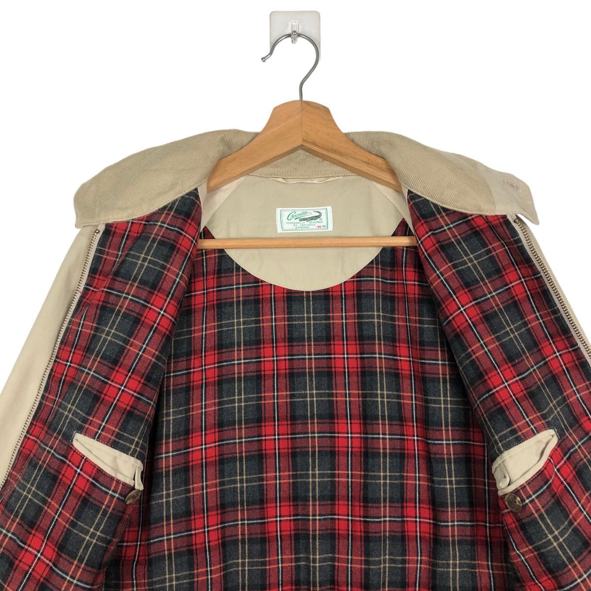 Japanese Brand 🔥90’s Vintage Bomber Jacket Tartan Lining Crocodile Japan Size US M / EU 48-50 / 2 - 11 Thumbnail