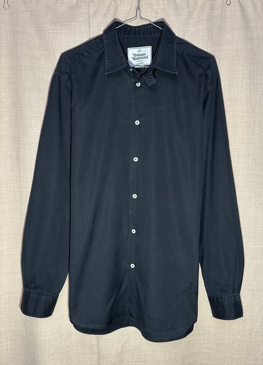Vivienne Westwood Vivienne Westwood Shirt Buttons Up Long Sleeve logo Size US L / EU 52-54 / 3 - 1 Thumbnail