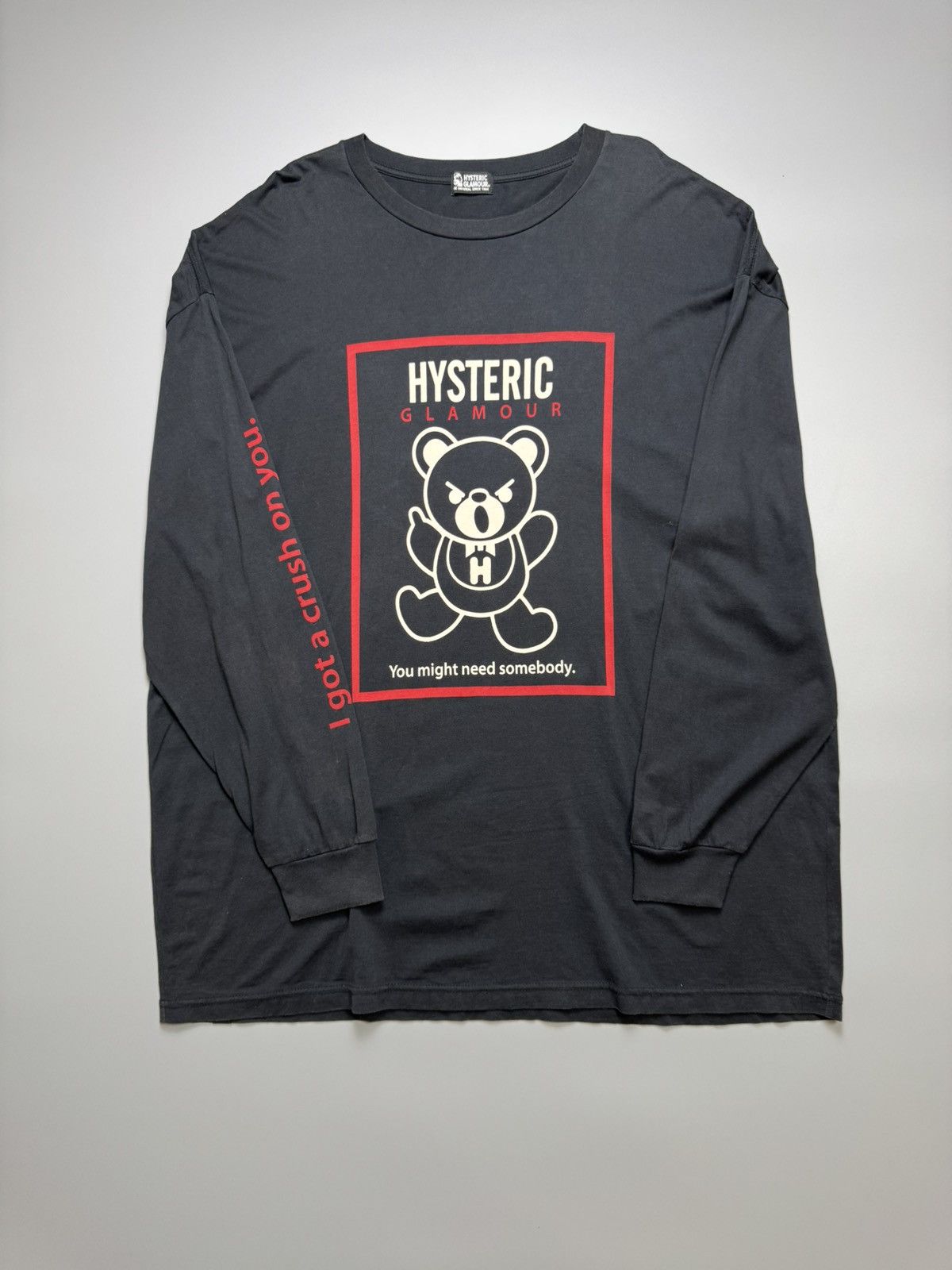 Hysteric Glamour Hysteric Glamour - You Might Need Somebody Bear - Oversized Size US XL / EU 56 / 4 - 2 Thumbnail