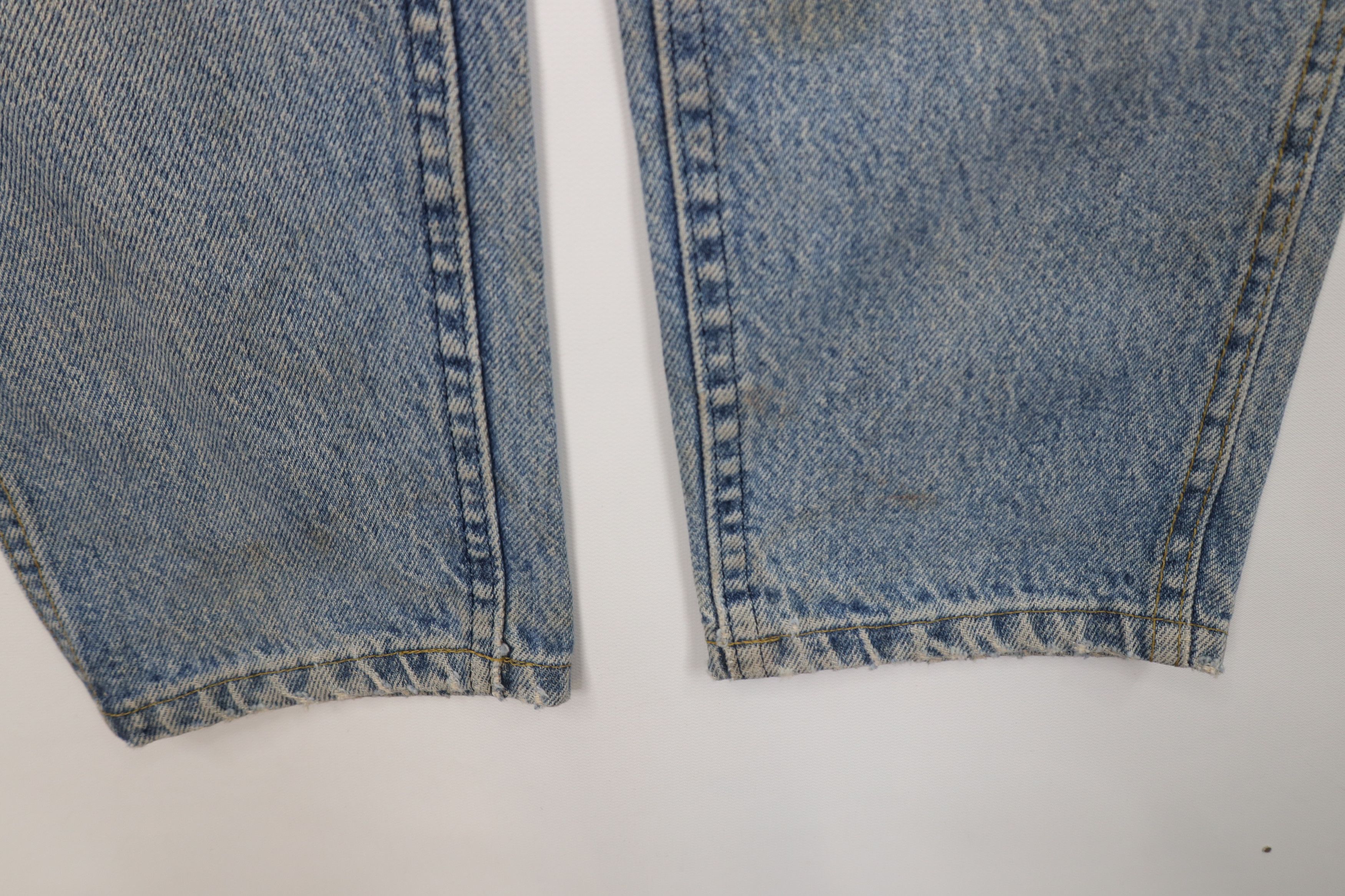 Lee Vintage 90s Lee Relaxed Fit Tapered Leg Denim Jeans USA Blue Size 36" / US 14 / IT 50 - 6 Thumbnail