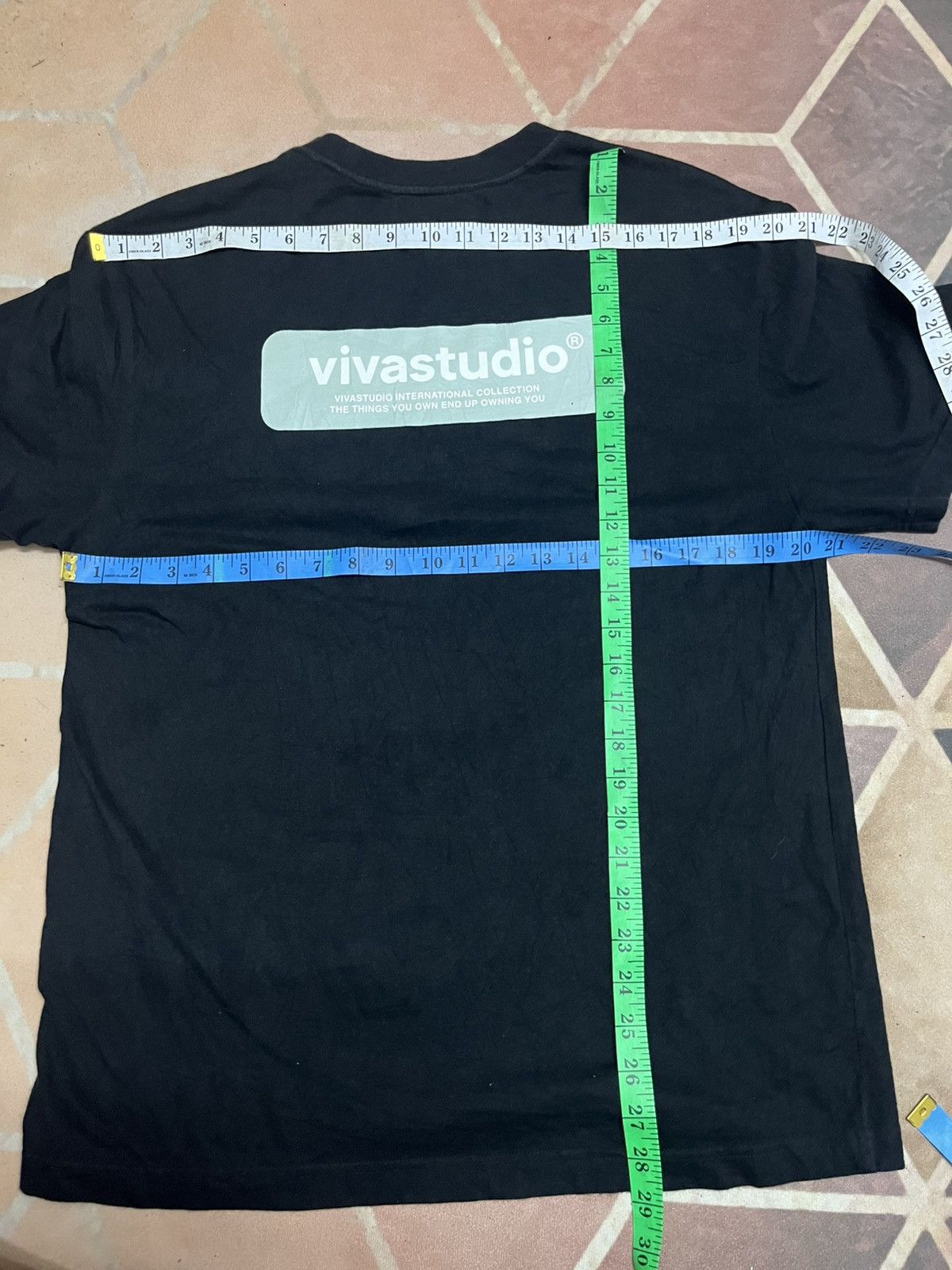 Japanese Brand 💥Grailed Sale💥Vivastudio International Oval Logo T Shirts Size US M / EU 48-50 / 2 - 8 Thumbnail