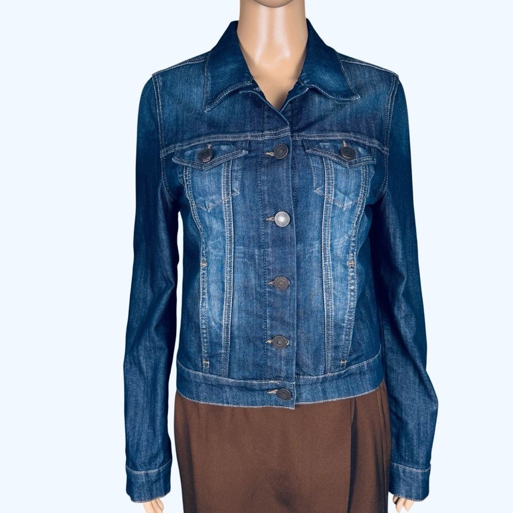 AQUA New Aqua Brianna Denim Blue Jacket Size M Size M / US 6-8 / IT 42-44 - 1 Thumbnail