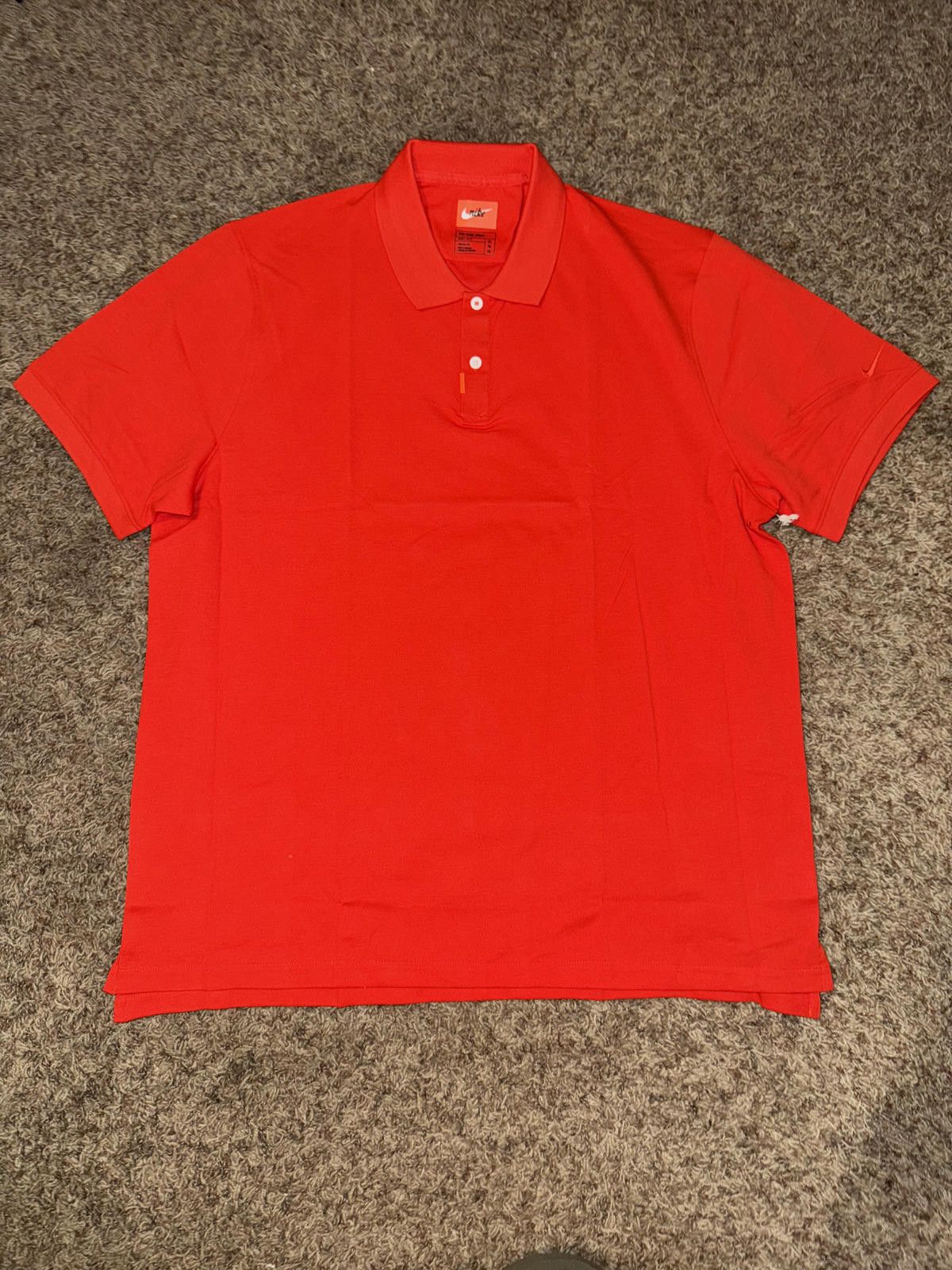 Nike Nike Men’s Standard Fit Golf Orange Polo Size US XL / EU 56 / 4 - 1 Thumbnail