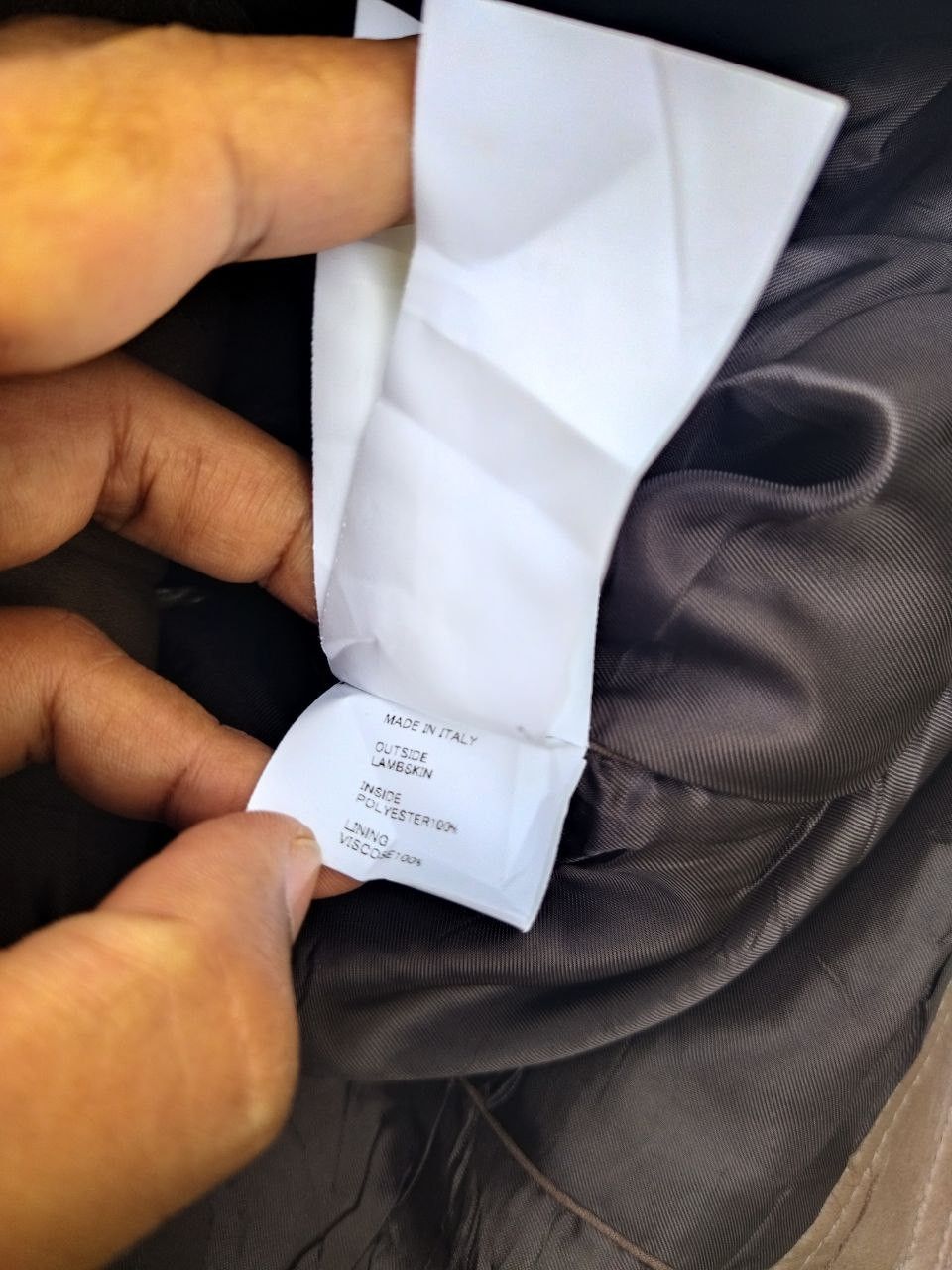 Genuine Leather Emmeti di Franco Lamb Skin Jacket Size US L / EU 52-54 / 3 - 9 Thumbnail