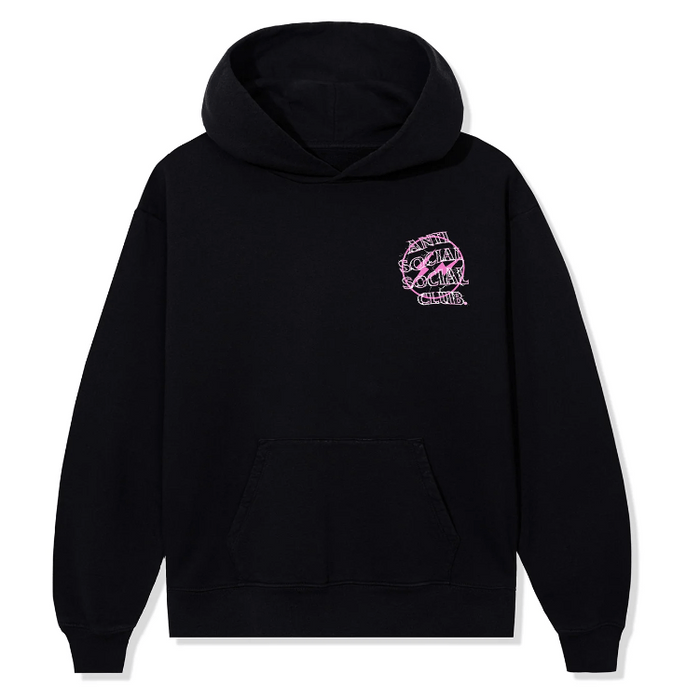 Fragment Design ASSC X Fragment Bolt 2023 Hoodie Black Pink Brand New ...