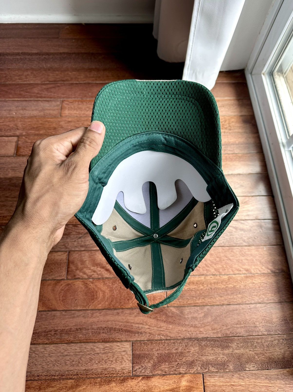 HIDDEN Hidden Two Tone Racer Cap - green Tan Size ONE SIZE - 6 Thumbnail