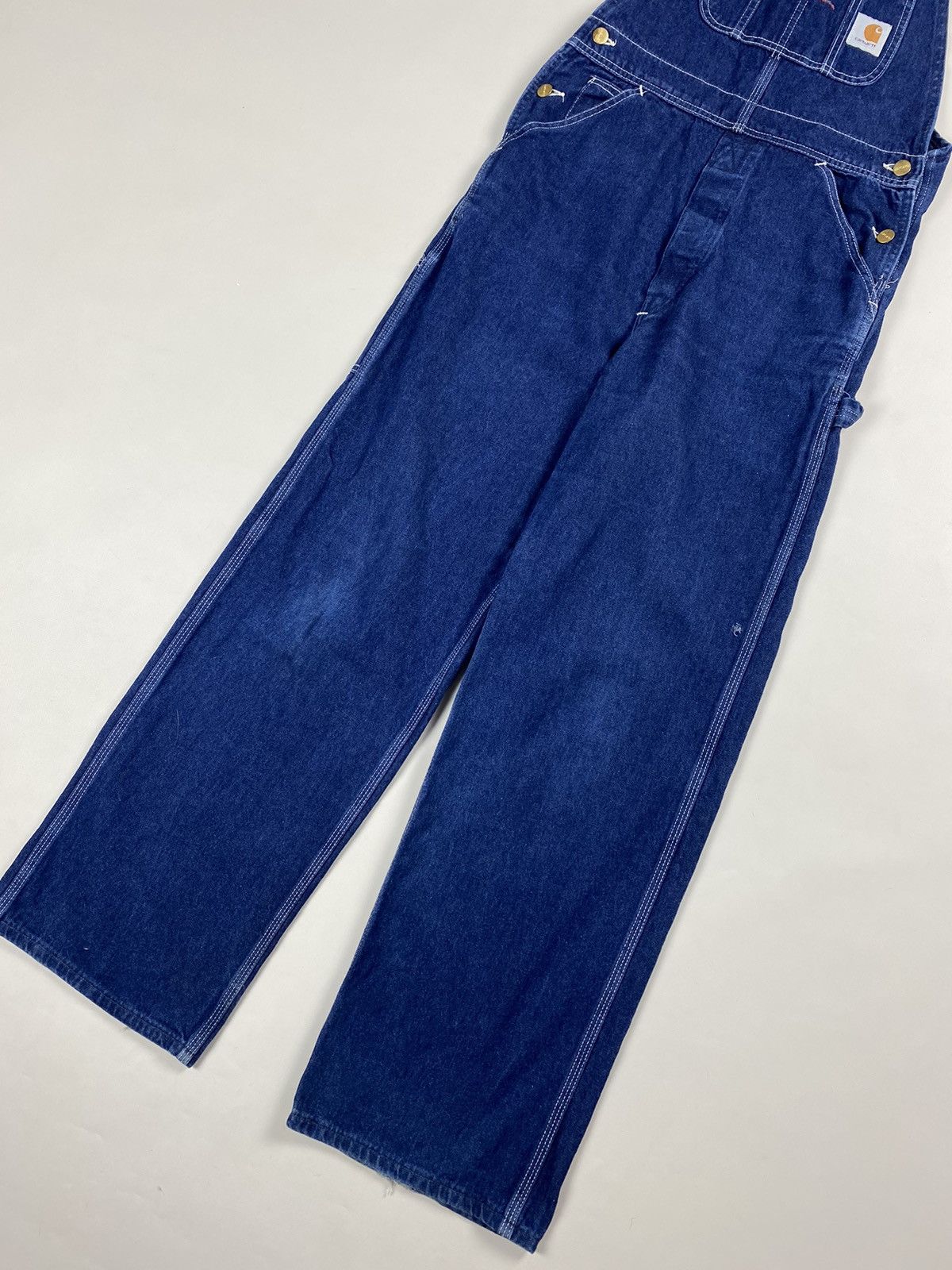 Carhartt Carhartt Vintage Workwear Dungaree denim overalls bib Size US 40 / EU 56 - 3 Thumbnail