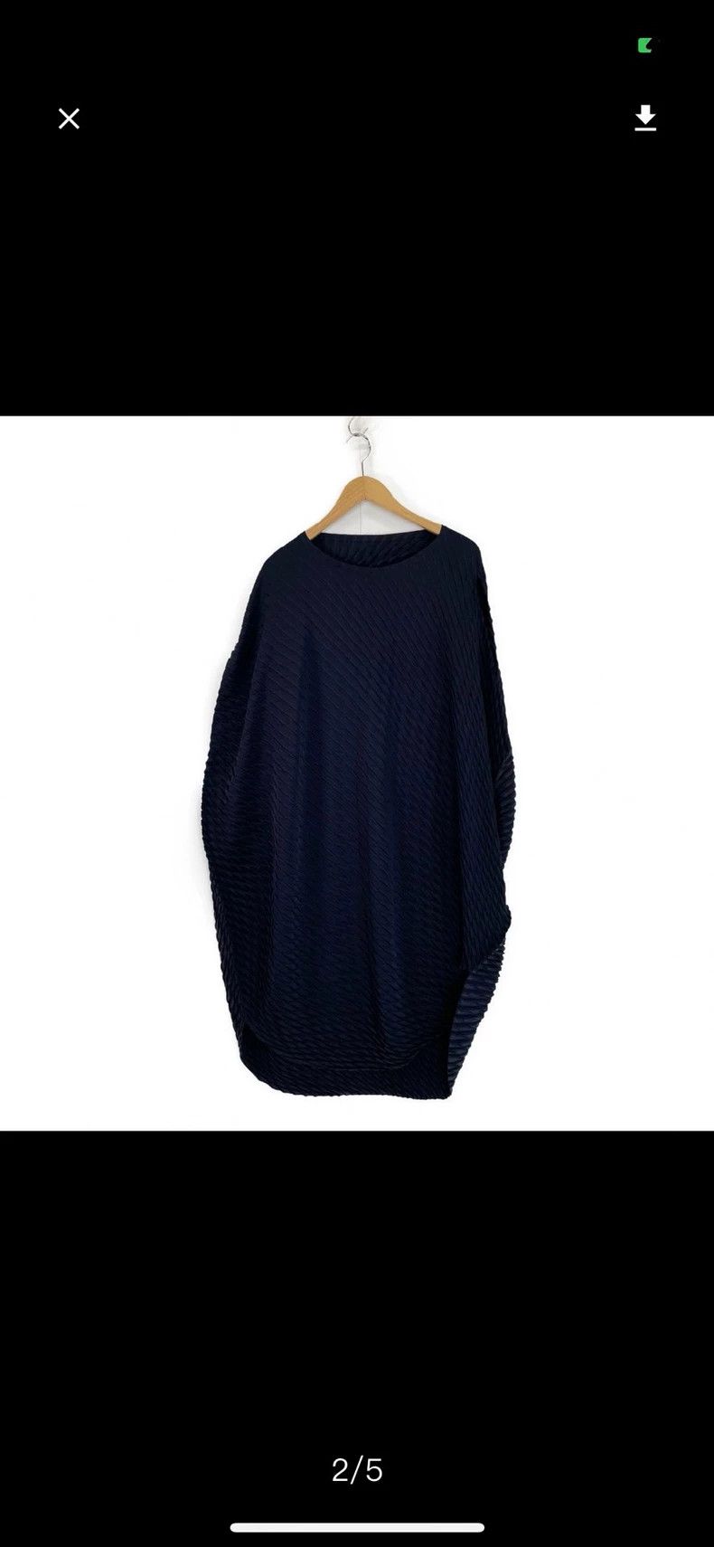 Issey Miyake Issey Miyake Blue pleated skirt Size M / US 6-8 / IT 42-44 - 2 Thumbnail