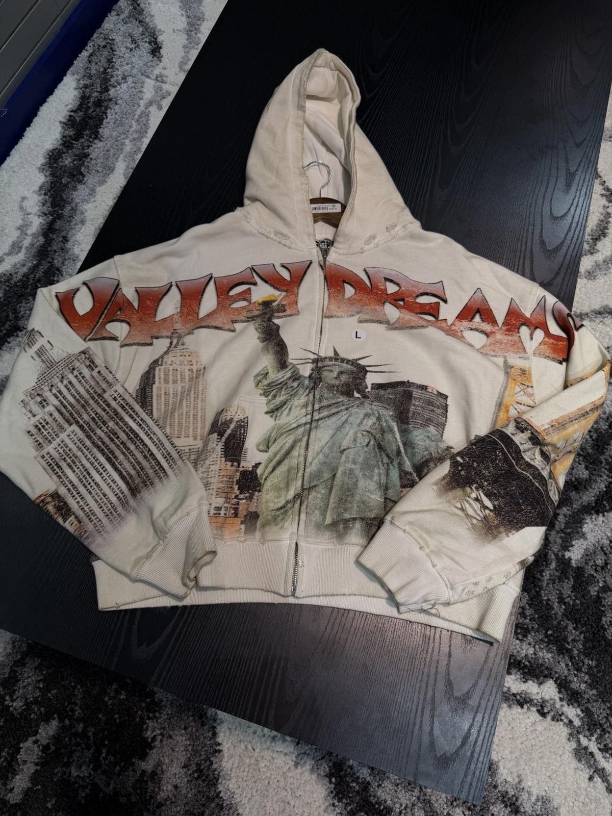 Vale Size L - Vale Black Zip Up Hoodie NY Authentic Valley Size US L / EU 52-54 / 3 - 6 Thumbnail
