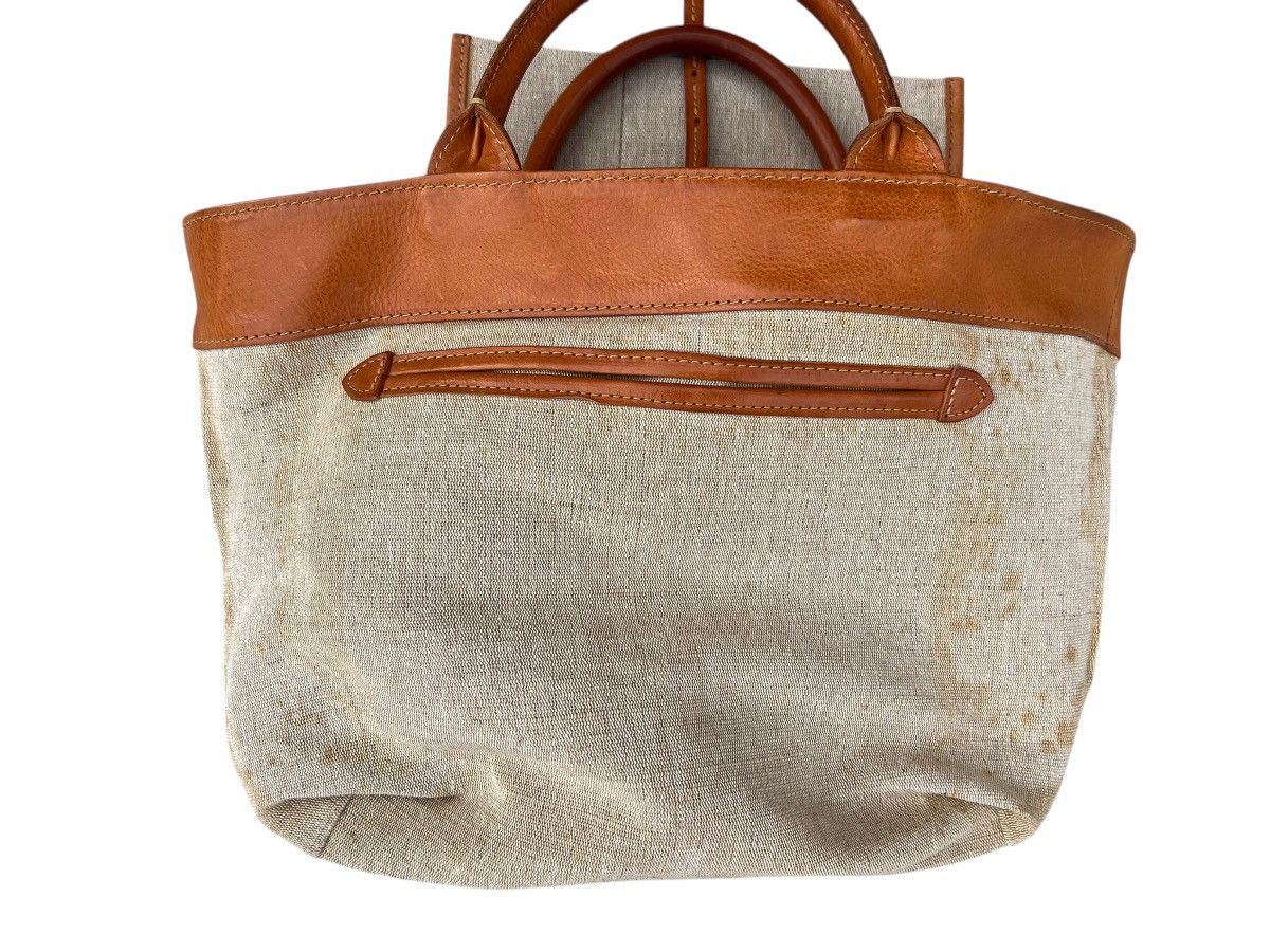 Leather Genten Japan Patina Leather Tote Bag Size ONE SIZE - 21 Thumbnail