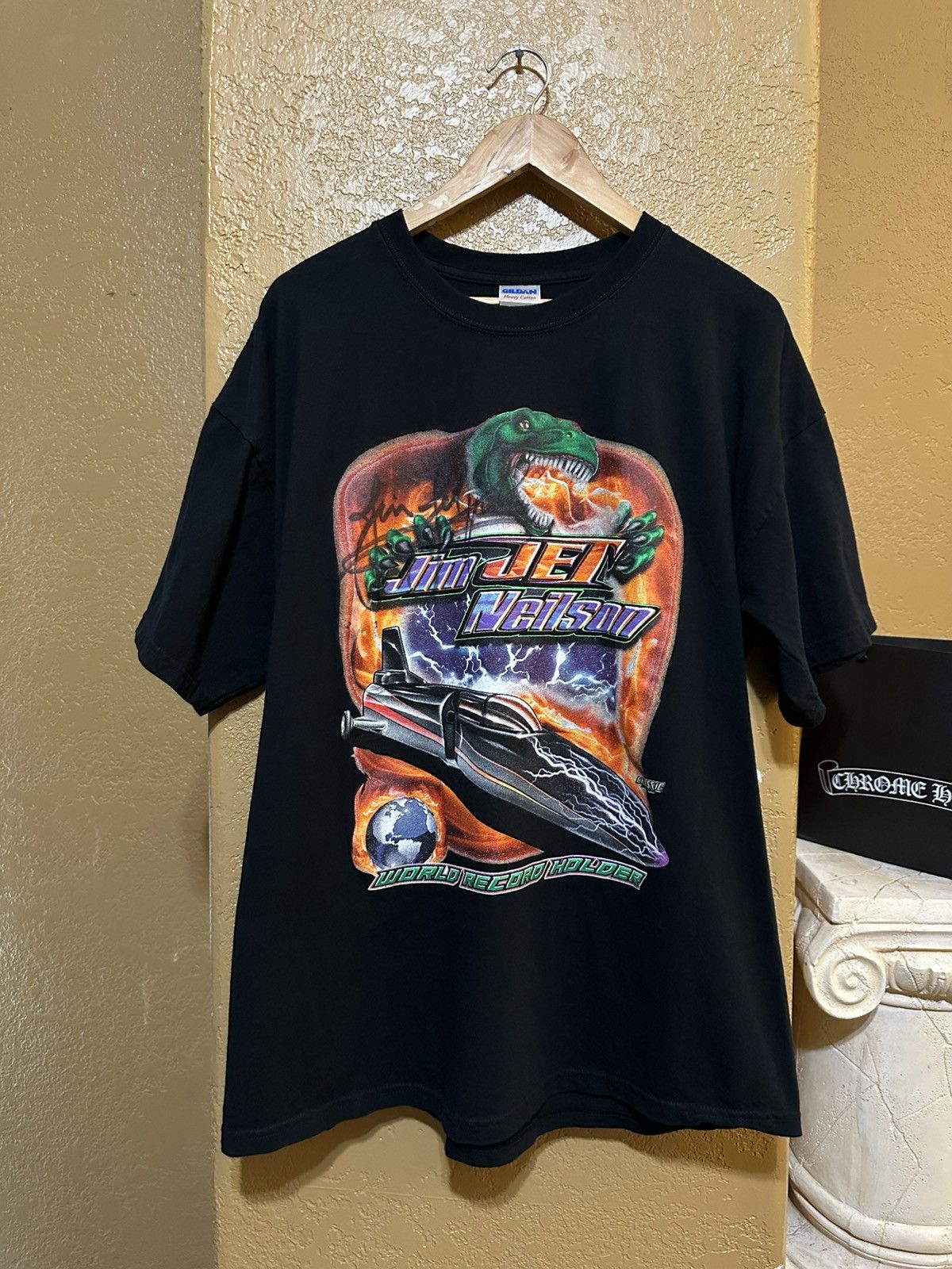 Vintage insane Vintage Flames Racing T Shirt XL Size US XL / EU 56 / 4 - 1 Thumbnail