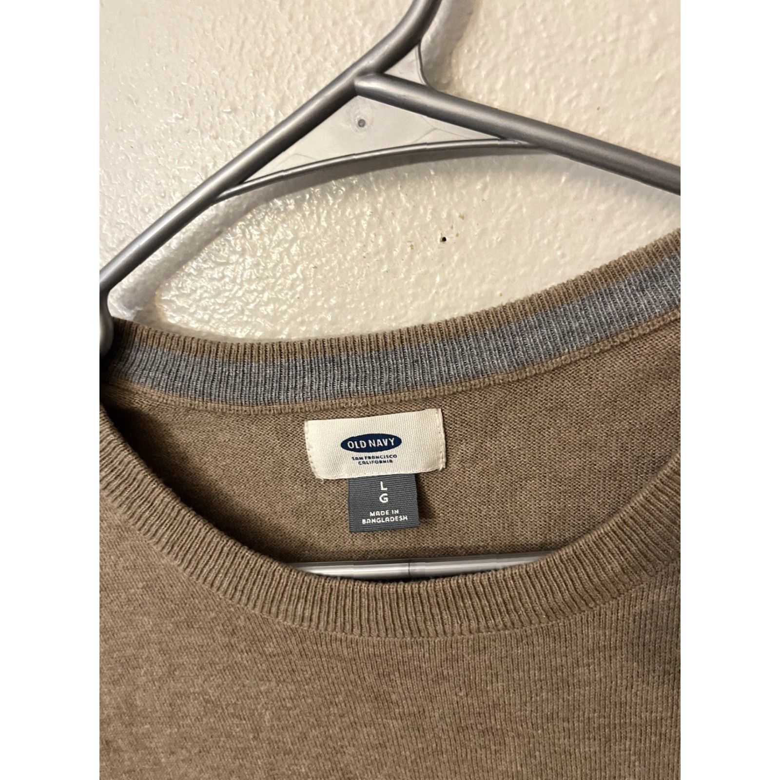 Old Navy Old Navy Brown Long Sleeve Crew Neck Lightweighted Sweater Mens Size L Size US L / EU 52-54 / 3 - 3 Thumbnail