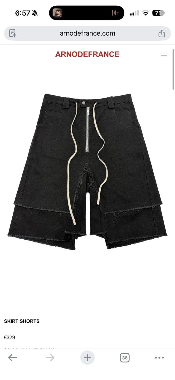 Other ARNODEFRANCE shorts Size US 33 - 1 Thumbnail