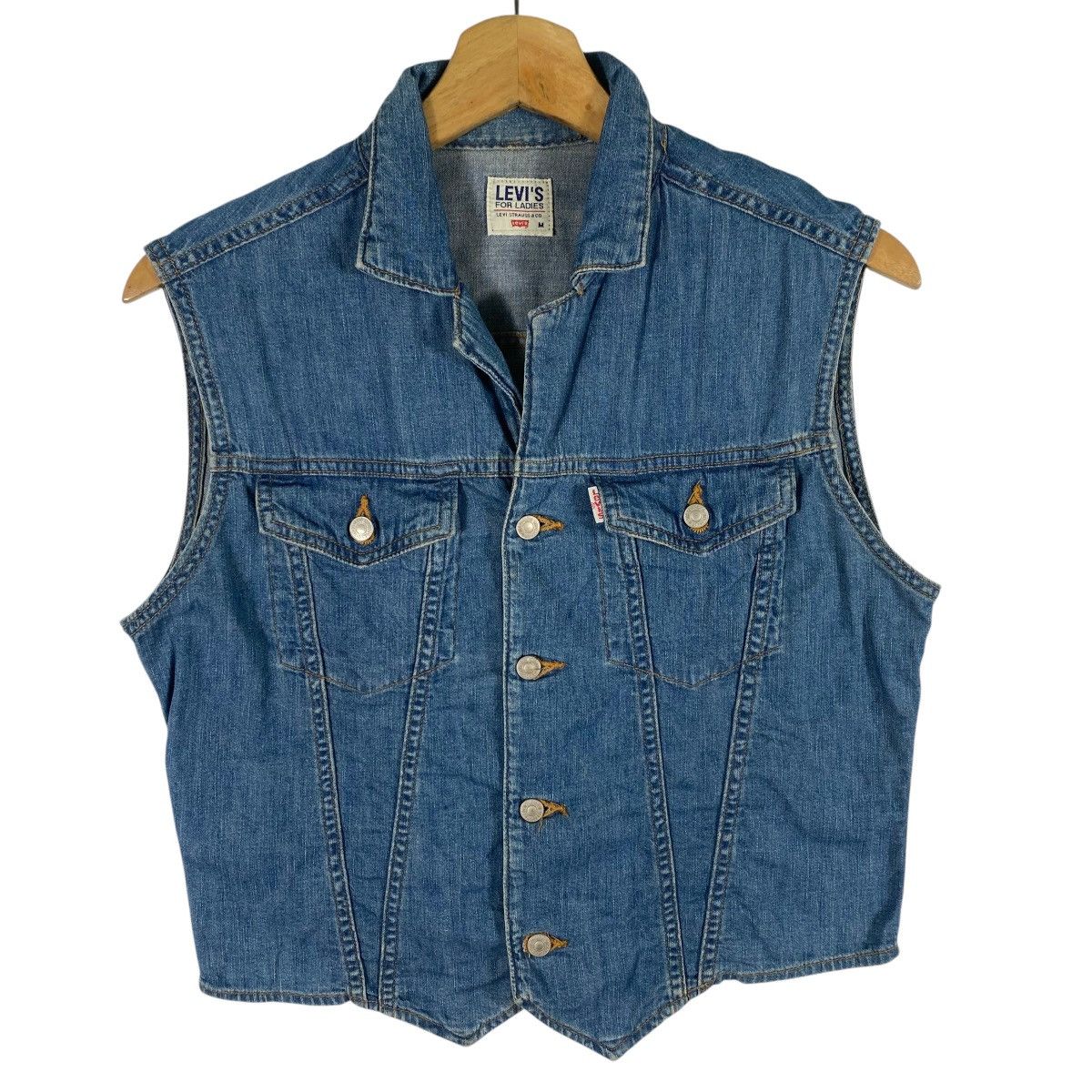 Levi's × Levi's Vintage Clothing Levis For Ladies Vest Denim M Size Blue Colour Size M / US 6-8 / IT 42-44 - 4 Thumbnail