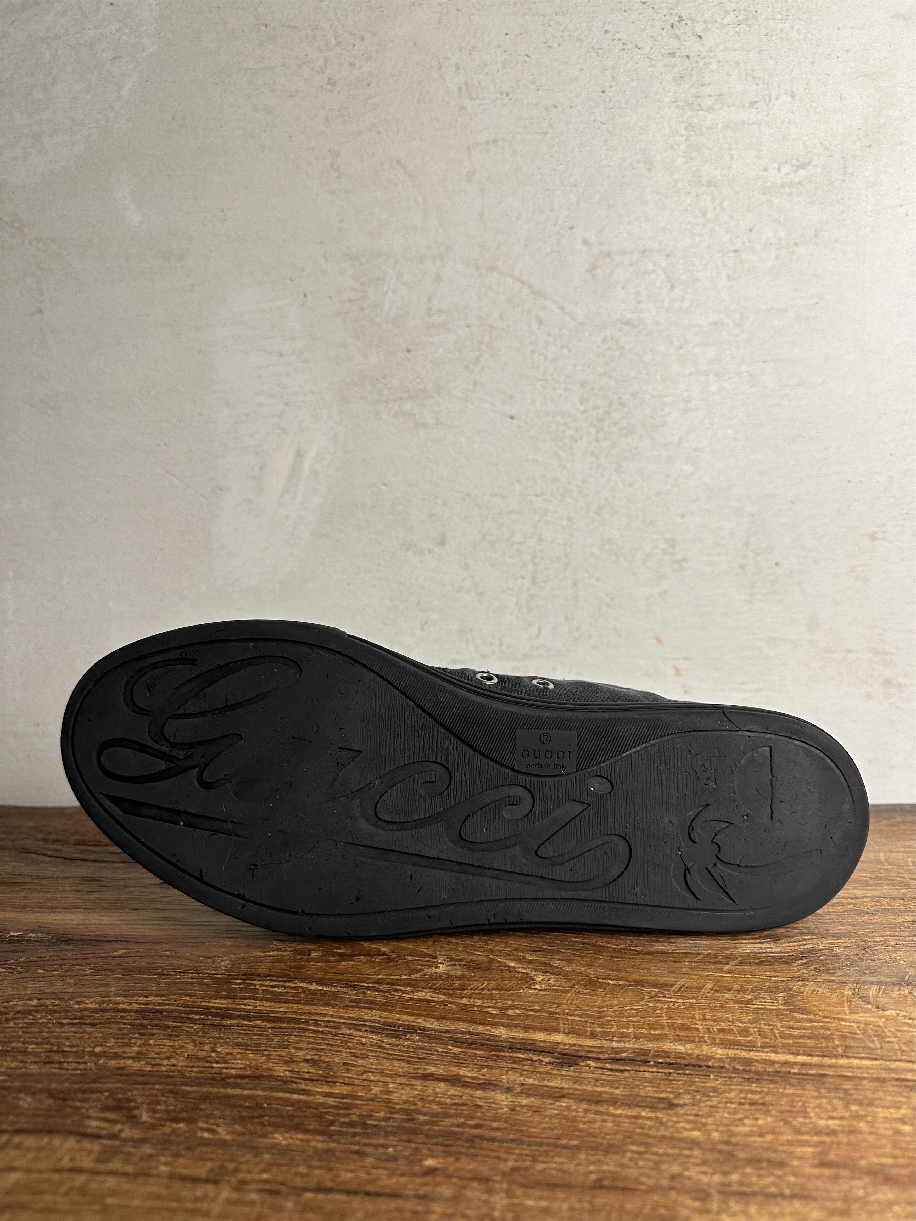 Gucci Gucci GG Logo Supreme Leather Sneakers Size US 10 / EU 43 - 7 Thumbnail