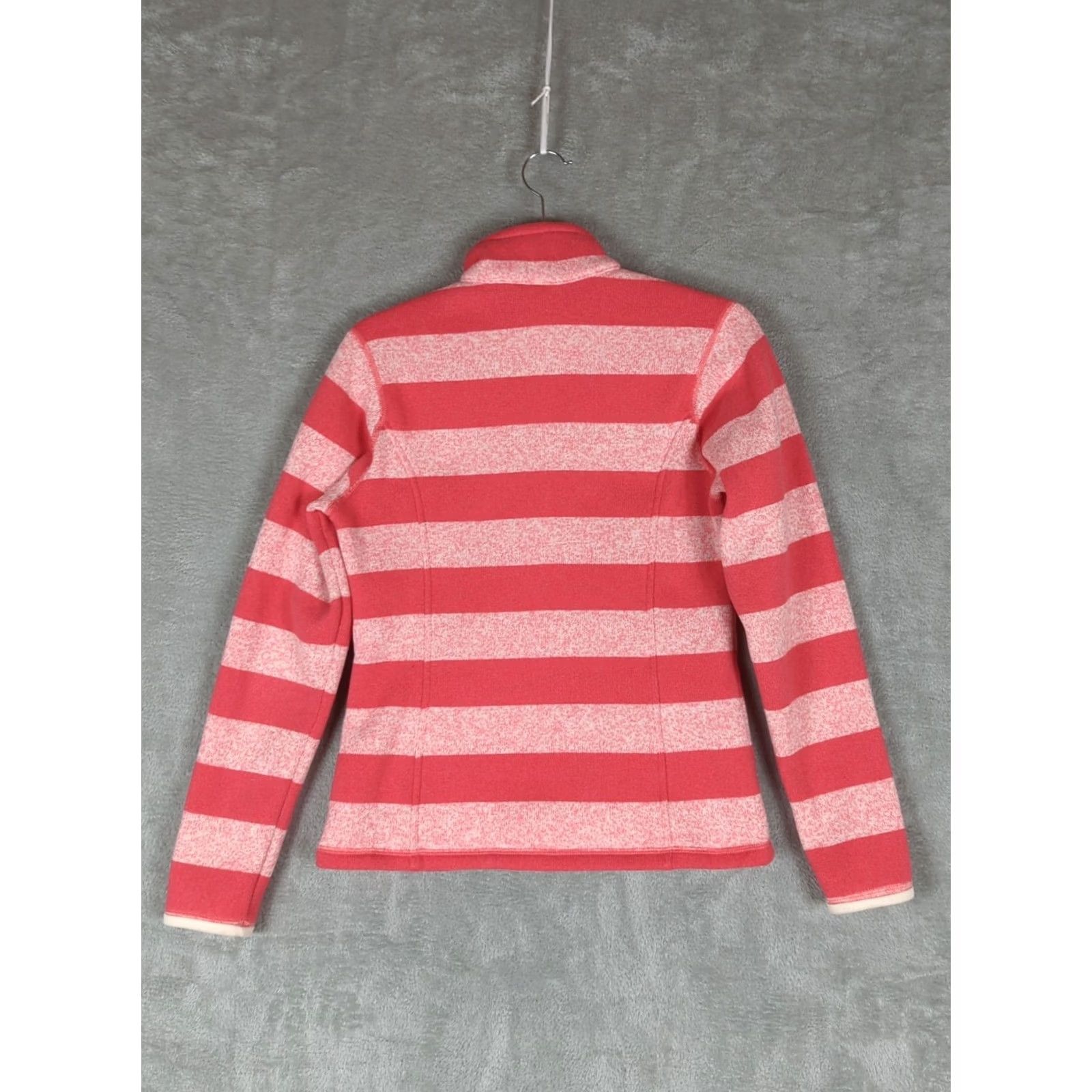 Patagonia Patagonia Better Sweater Fleece Pink Striped Pullover 1/4 Zip Size S Womens Size S / US 4 / IT 40 - 2 Thumbnail