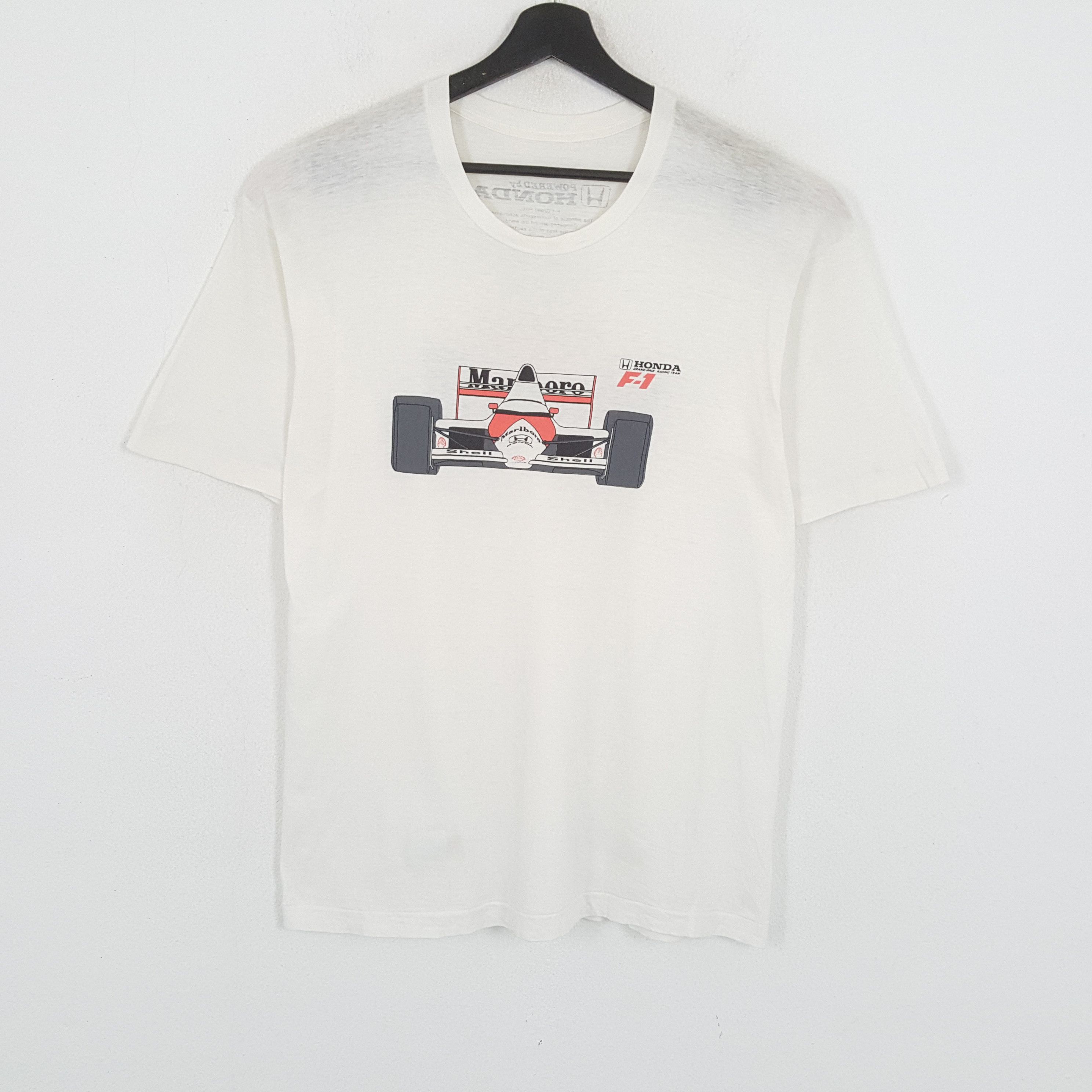 Honda × Marlboro × Vintage HONDA F1 MARLBORO Formula One Racing Vintage Tshirt Size US L / EU 52-54 / 3 - 1 Thumbnail