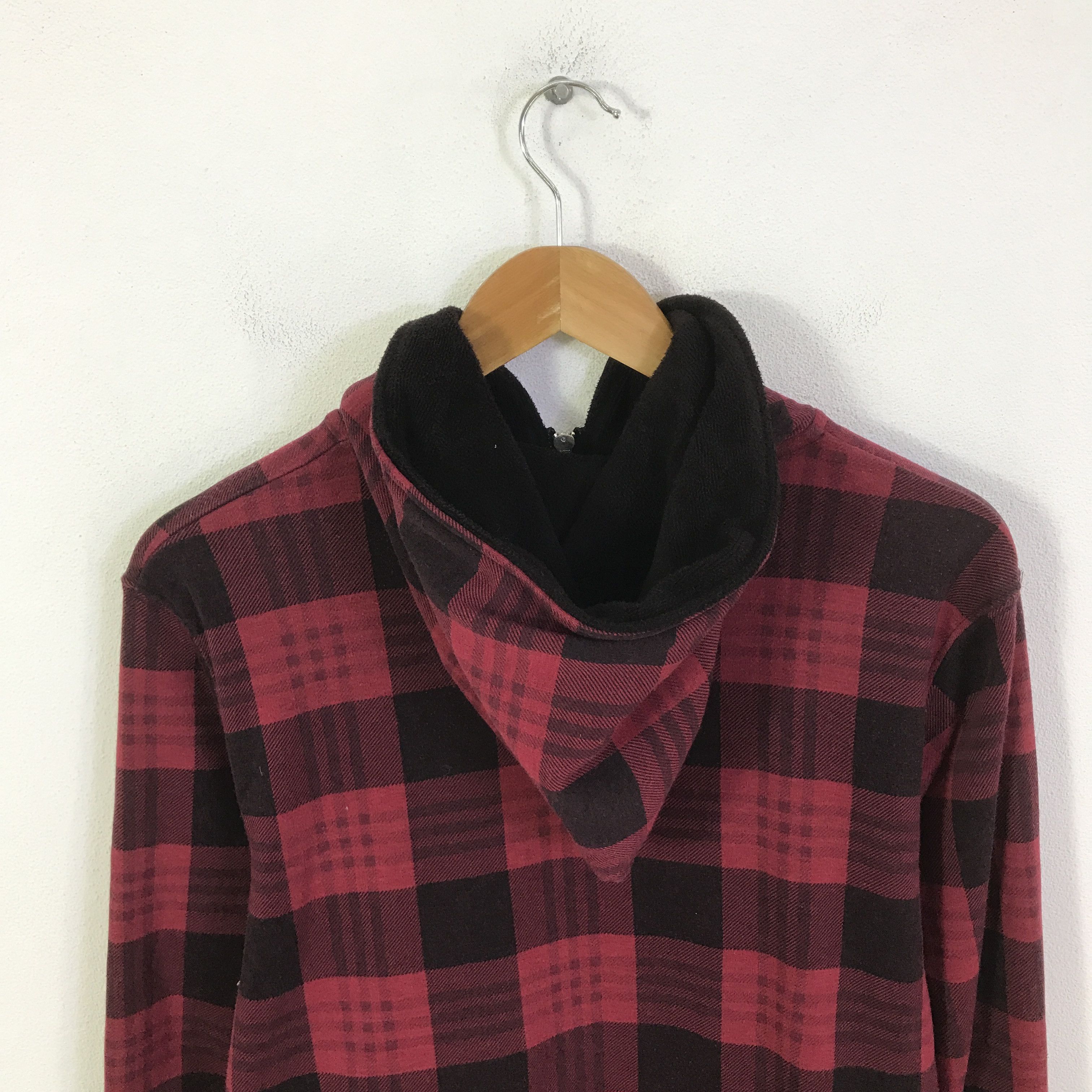 Japanese Brand MOCO MOCO Japanese Tartan hoodie Jacket K115B13 Size US M / EU 48-50 / 2 - 4 Thumbnail