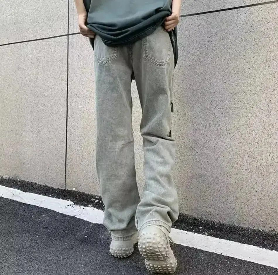 Japanese Brand Kanye Pockets Y2K Streetwear Ripped Jeans Cargo Pants Size US 32 / EU 48 - 2 Thumbnail