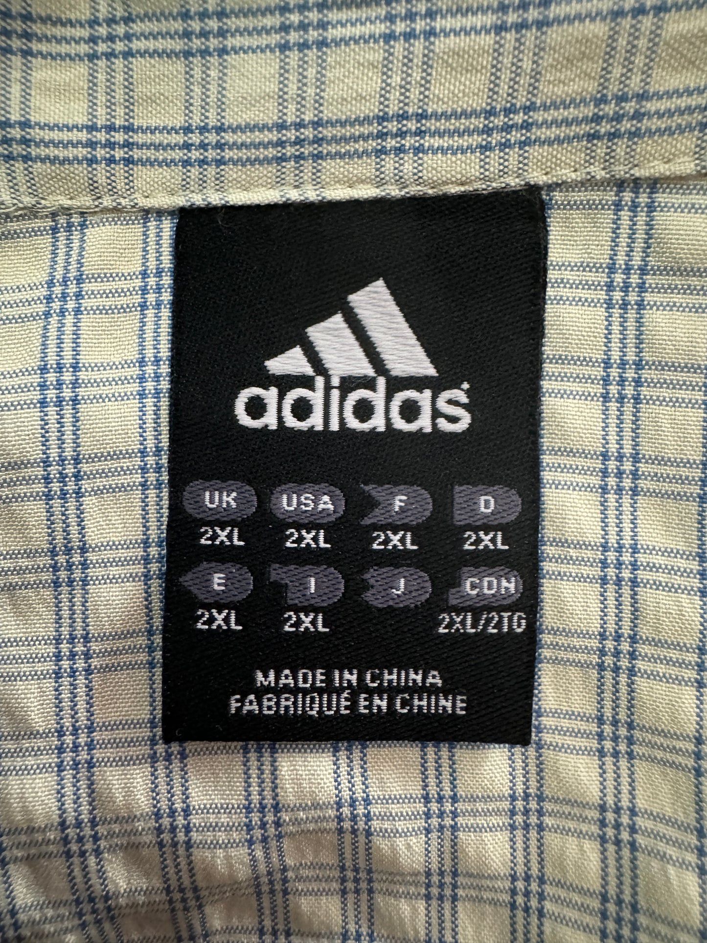 Adidas × Vintage Adidas NANO-TEX Vintage Men's Trekking Check Shirt - XXL Size US XXL / EU 58 / 5 - 7 Thumbnail