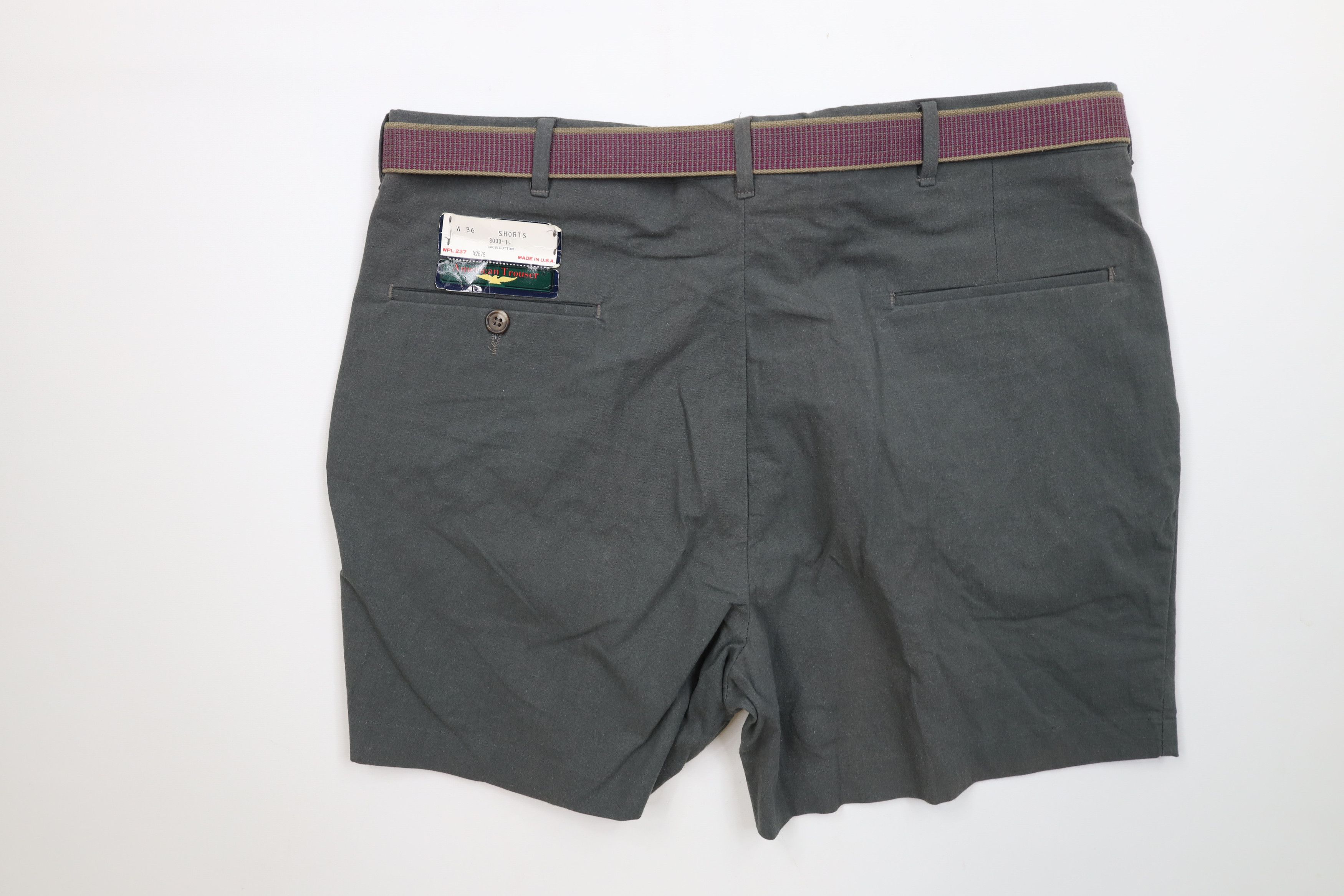 Vintage Deadstock Vintage 70s 80s Streetwear Above Knee Chino Shorts Size US 36 / EU 52 - 9 Thumbnail