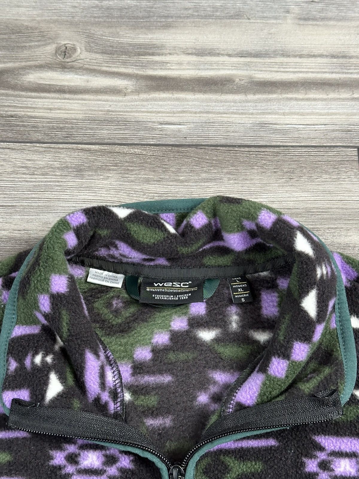 Other Wesc Aztec Full Zip Fleece Size US L / EU 52-54 / 3 - 4 Thumbnail