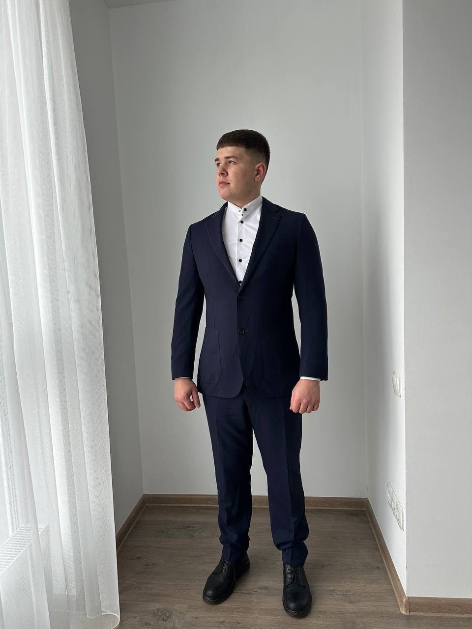 Suitsupply × Vintage Vintage Suitsupply Brescia Blue Mens 50 Suit Size 50R - 1 Thumbnail