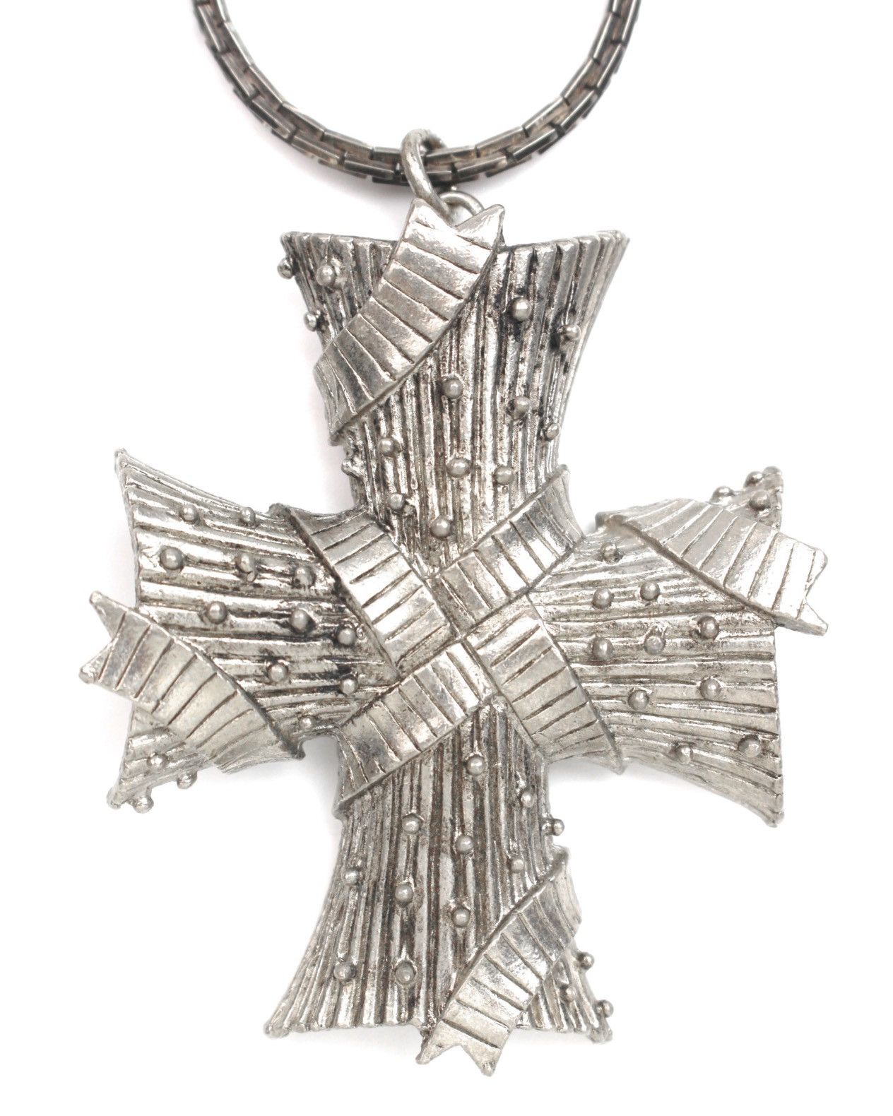 If Six Was Nine 1990S HOLLYWOOD RIBBON CROSS PENDANT NECKLACE Size ONE SIZE - 1 Thumbnail