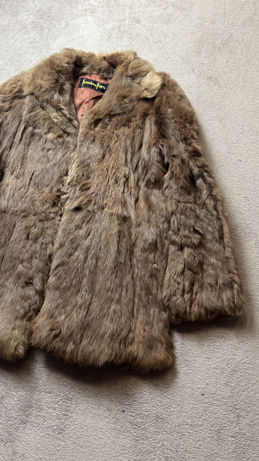 Vintage Y2K French Rabbit Fur Korean Coat ifsixwasnine LGB ysl Size S / US 4 / IT 40 - 3 Thumbnail