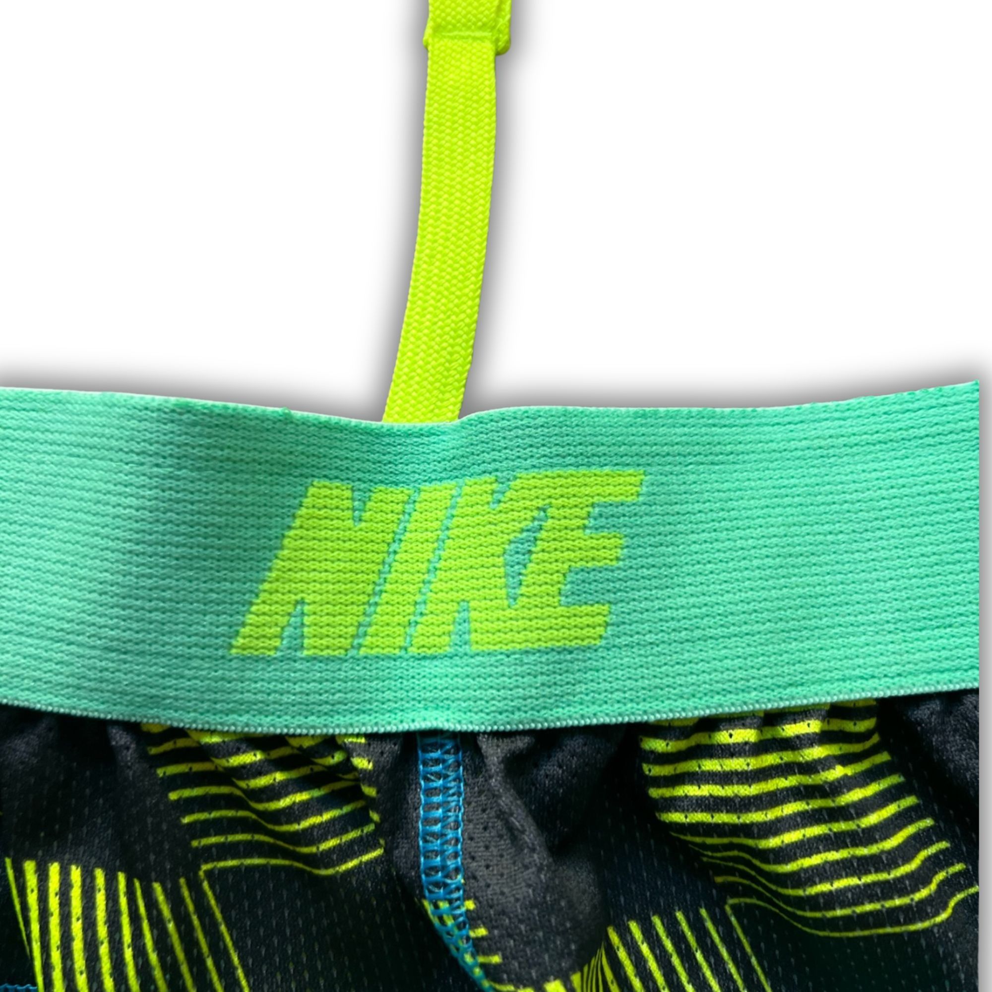 Nike Nike Mens Dri-Fit Lacrosse Athletic Shorts L Blue & Neon Yel Size US 33 - 5 Thumbnail