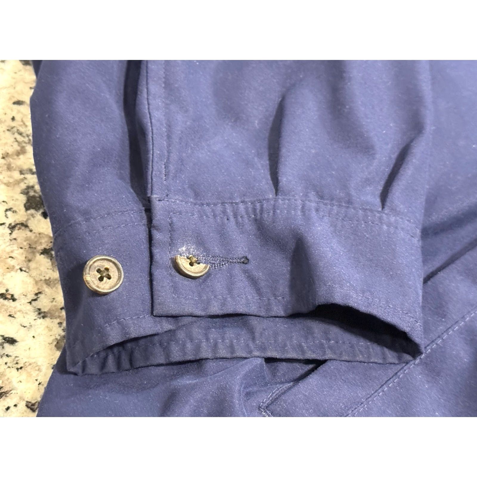 Polo Ralph Lauren VTG Polo Ralph Lauren Bomber Jacket Bi-Swing Blue 2XL Zip Lined Cotton Casual Mens Size US XXL / EU 58 / 5 - 8 Thumbnail