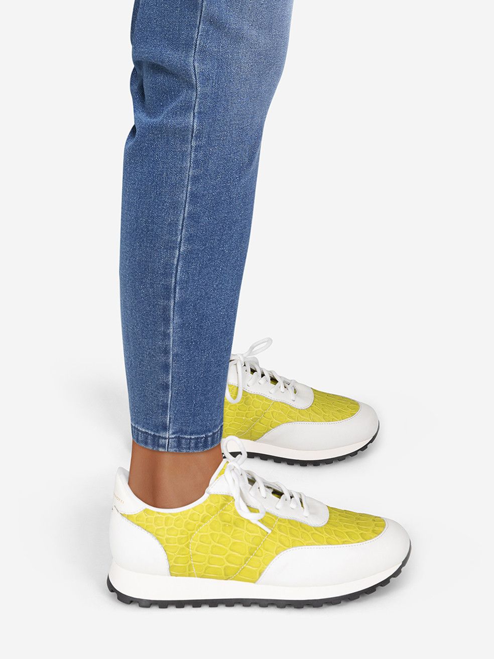 Giuseppe Zanotti Green Jimi Running Trainers Shoes, Women's (Size 8.5)