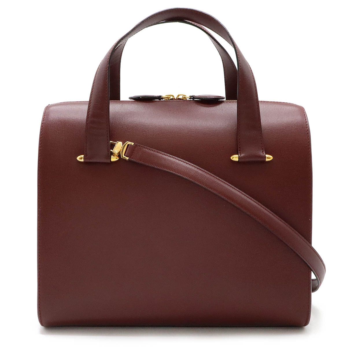 Cartier Cartier Cartier Leather 2WAY Handbag Tote Shoulder Bag Leather Handbag L1000217 in Great Condition Size ONE SIZE - 1 Thumbnail