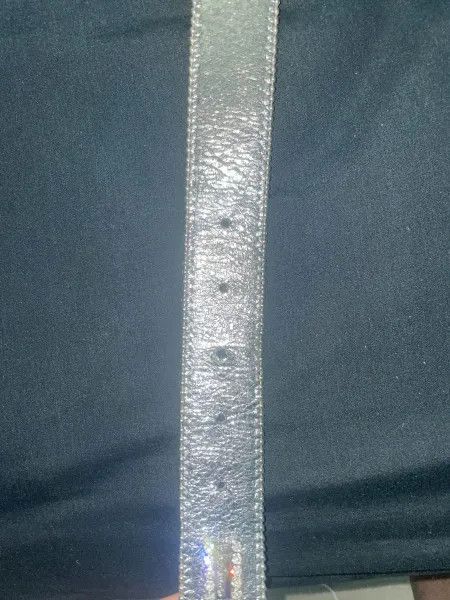 B.B. Simon B.B. Simon Silver Skull Pile Belt Size 28 - 8 Thumbnail