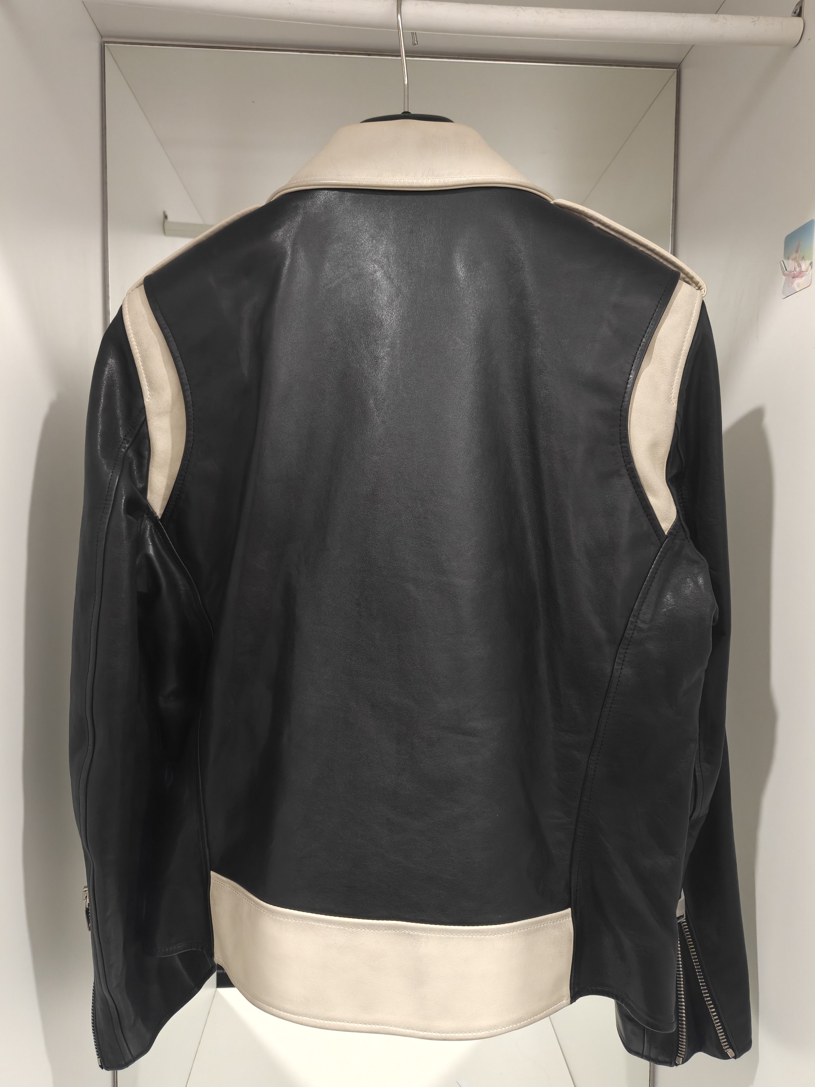 Saint Laurent Paris Saint Laurent Paris SS14 Bicolor Leather Riders Jacket Size US L / EU 52-54 / 3 - 2 Thumbnail