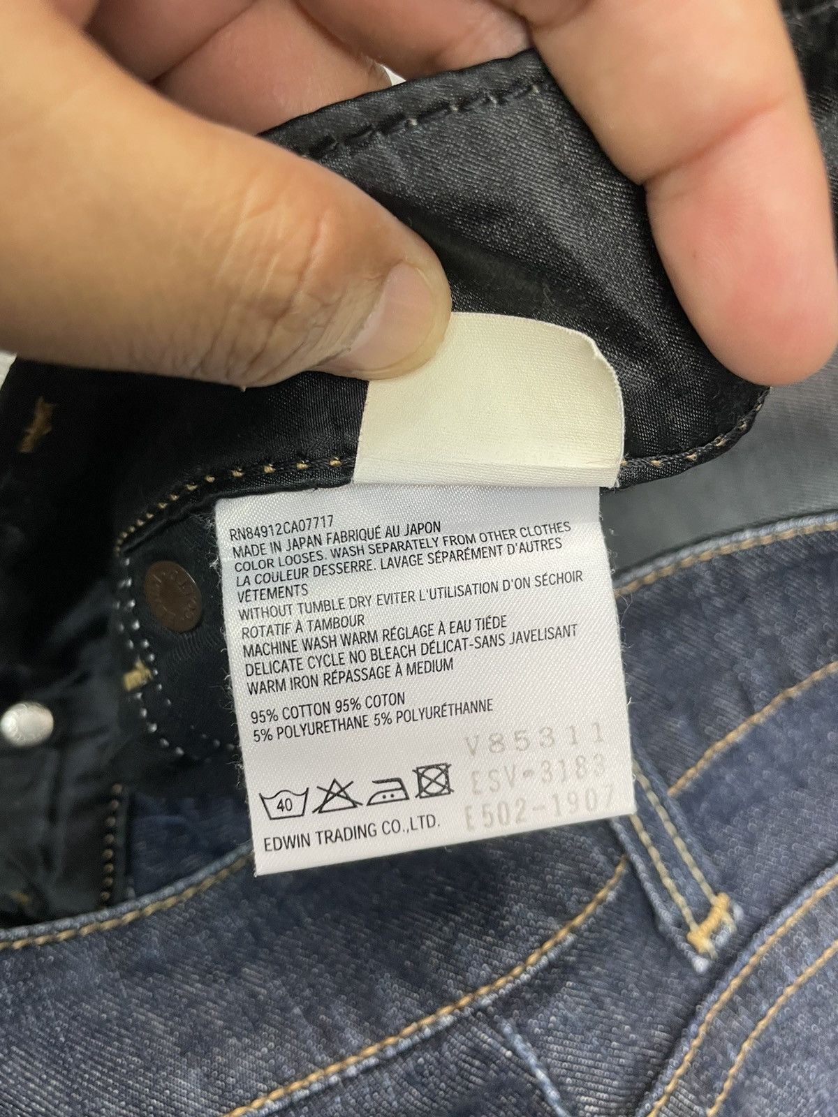 Edwin Vintage Vienus Jean Edwin Flared Pant Denim Size US 30 / EU 46 - 5 Thumbnail