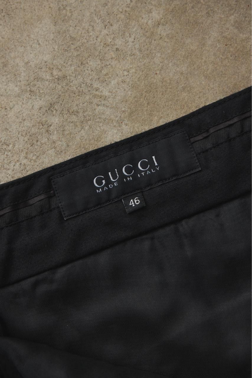 Gucci Gucci Tom Ford Era Paneled Leather Trousers Size US 30 / EU 46 - 6 Thumbnail