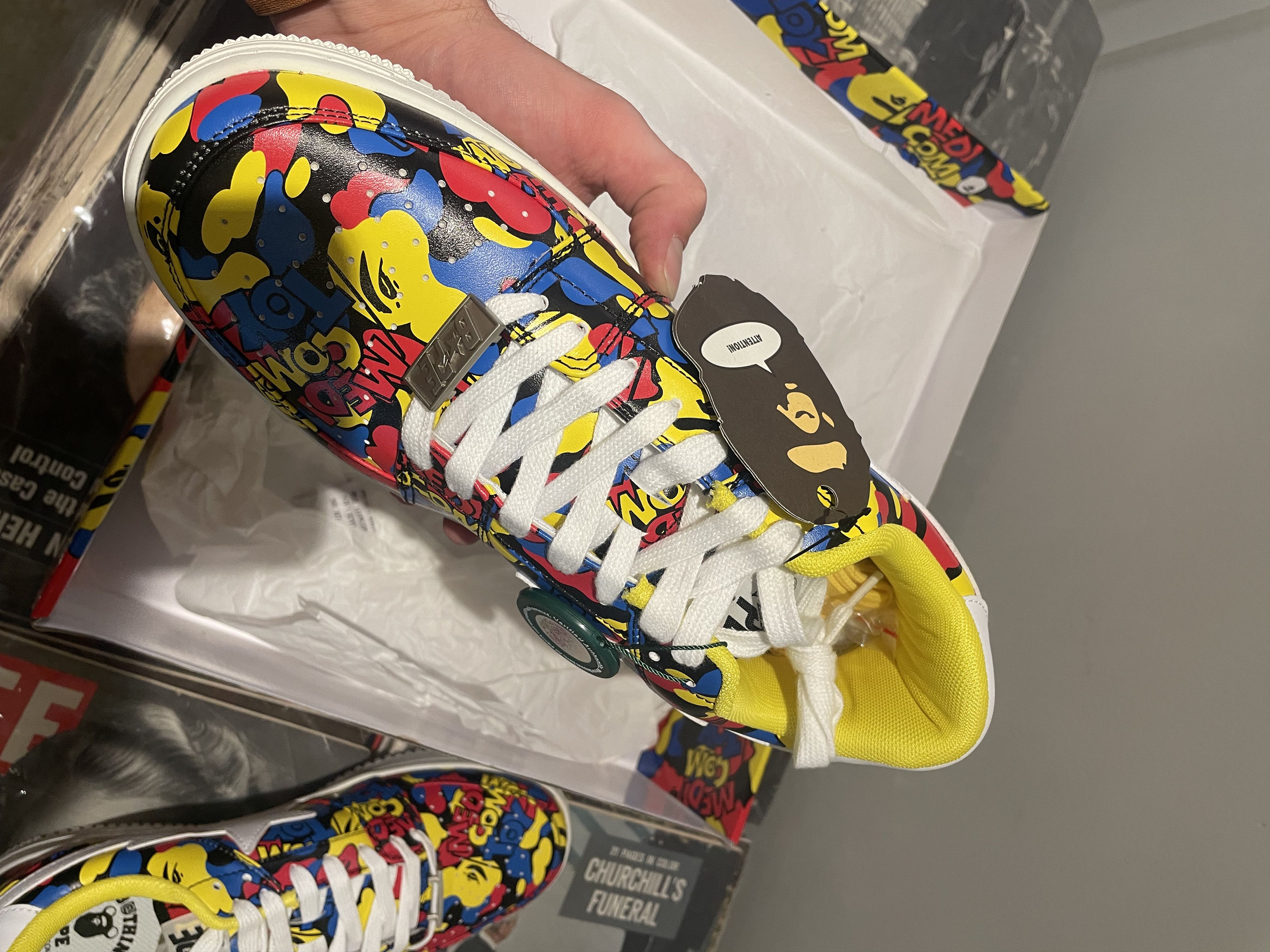Bape Bapesta x Medicom Size US 10.5 / EU 43-44 - 5 Thumbnail